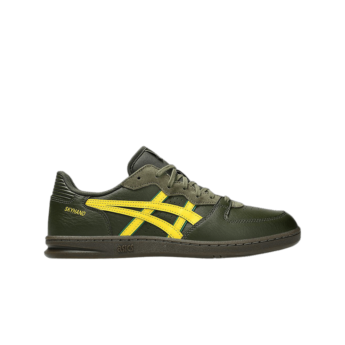 1203A451-301 Asics Skyhand OG Olive Canvas Tai Chi Yellow