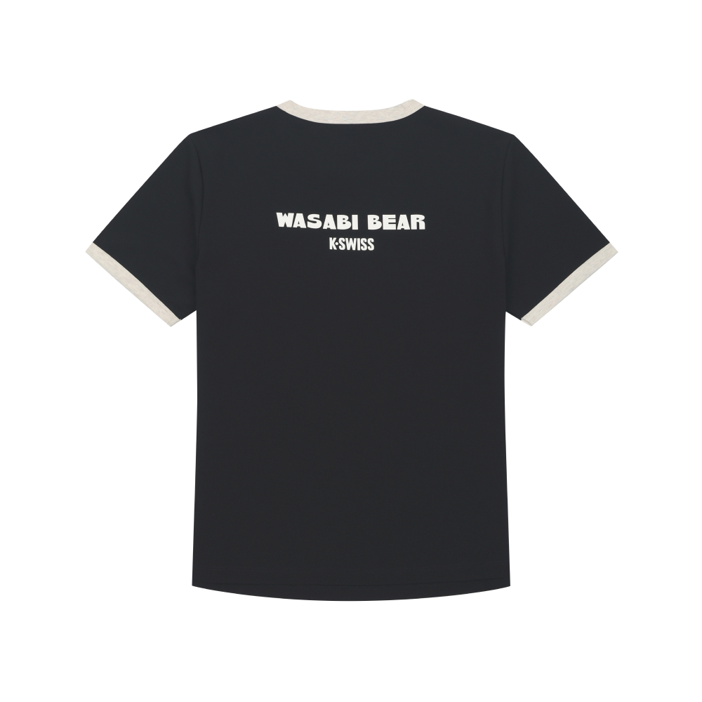 케이스위스 x 와사비 베어 여성  레디 반팔 티 BK(K-SWISS x WASABI BEAR W READY SS T BK) - 2