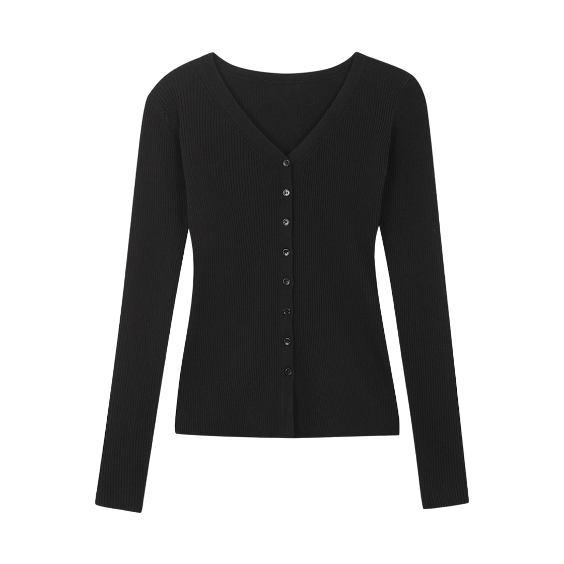 레이즈미야 시엘리 니트 썸머 가디건 블랙(REISE MIYA Cielli Knit Summer Cardigan Black) - 1
