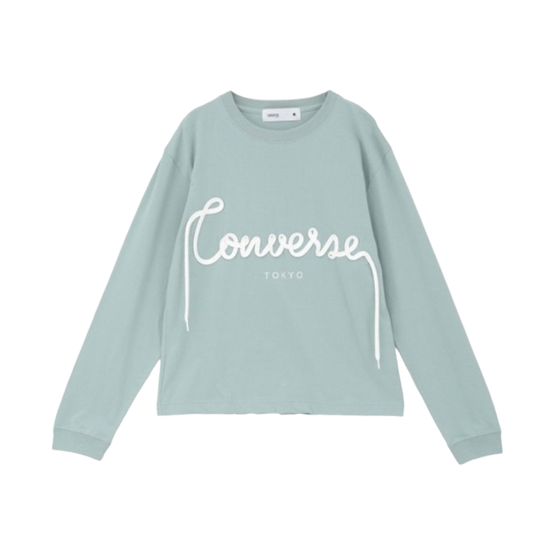 컨버스 도쿄 스핀들 로고 롱슬리브 티셔츠 그린(Converse Tokyo Spindle Logo Long Sleeve T-Shirt Green) - 1