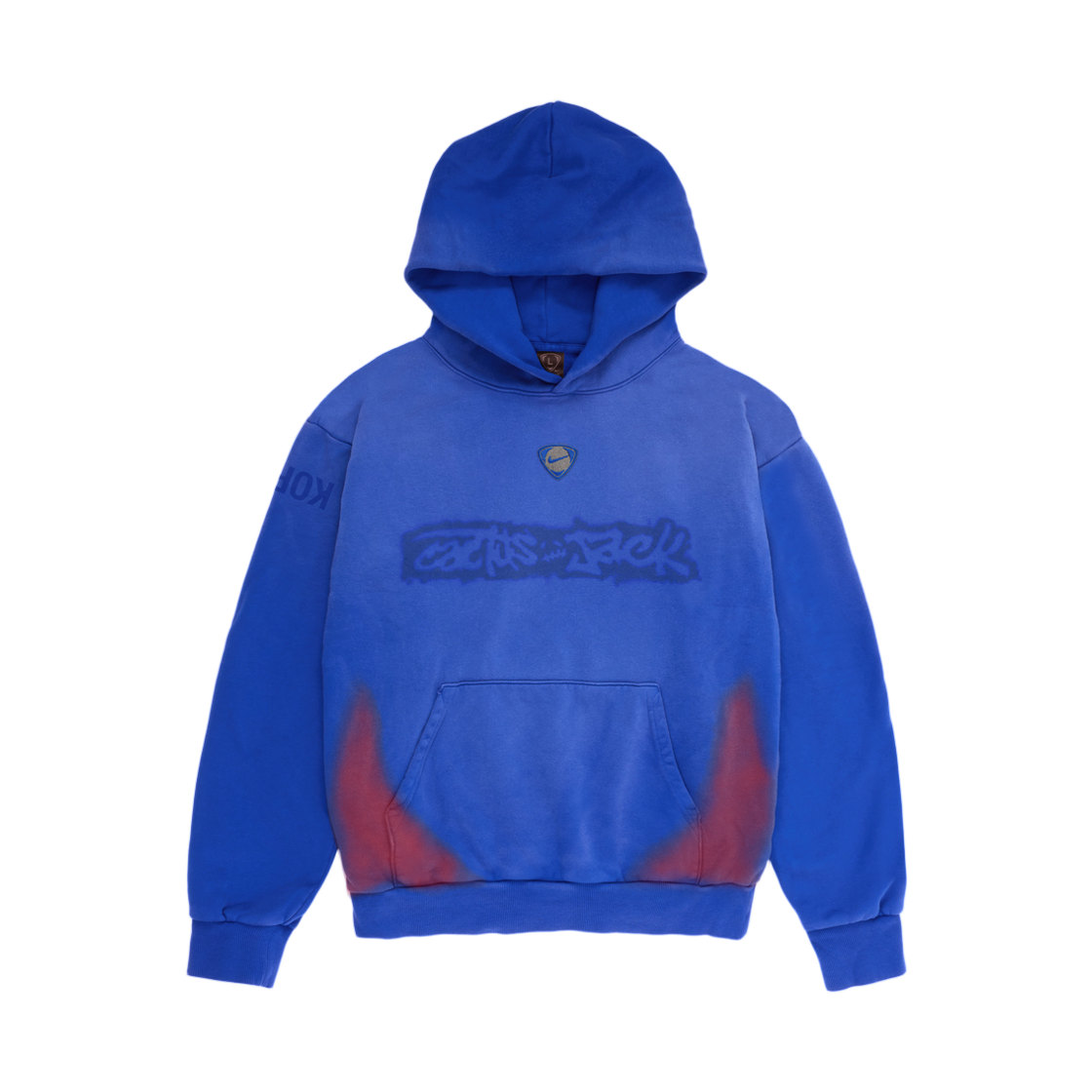 나이키 x 트래비스 스캇 캑터스 잭 대한민국 토탈 90 후드 레드 블루(Nike x Travis Scott Cactus Jack Korea Total 90 Hoodie Red Blue) - 1