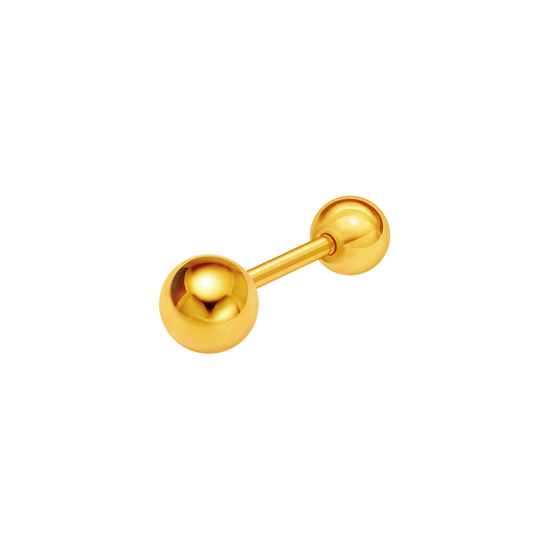 골드팡 24k 순금 골든볼 피어싱 4mm/6바(GOLDPANG 24K Gold Golden Ball Piercing 4mm / 6 Bar)