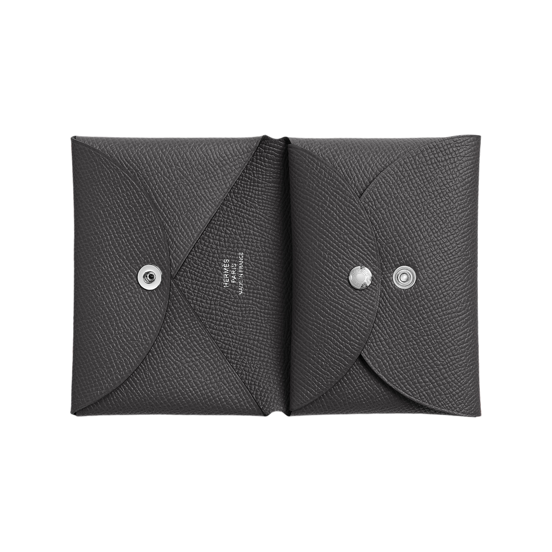 에르메스 칼비 듀오 컴팩트 카드 홀더 엡송 카프스킨 & 팔라듐 아르두아즈(Hermes Calvi Duo Compact Card Holder Epsom Calfskin & Palladium Ardoise) - 2
