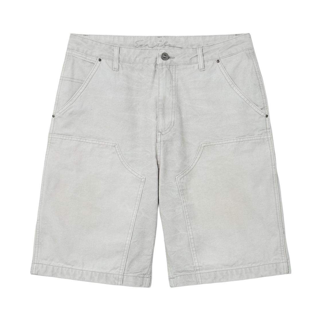 SAPDM26821IVX Series Double Knee Shorts Ivory