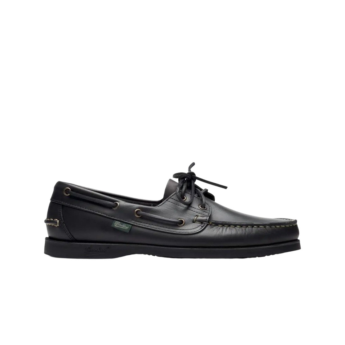 (W) 파라부트 바스 F 보트 로퍼 느와르((W) Paraboot Barth F Boat Loafer Noir) - 1