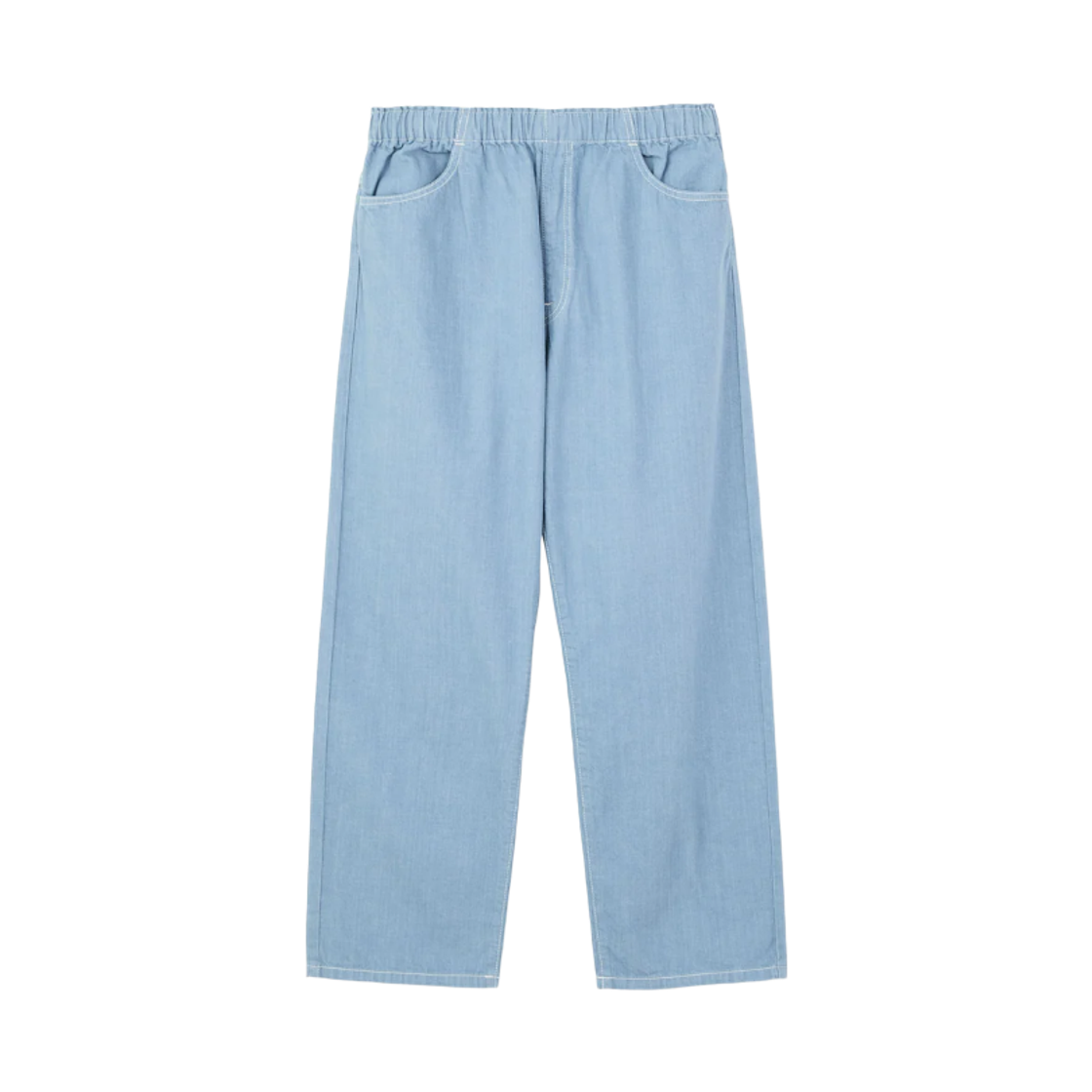 (W) 단톤 컬러 데님 이지 팬츠 블루((W) Danton Color Denim Easy Pants Blue)