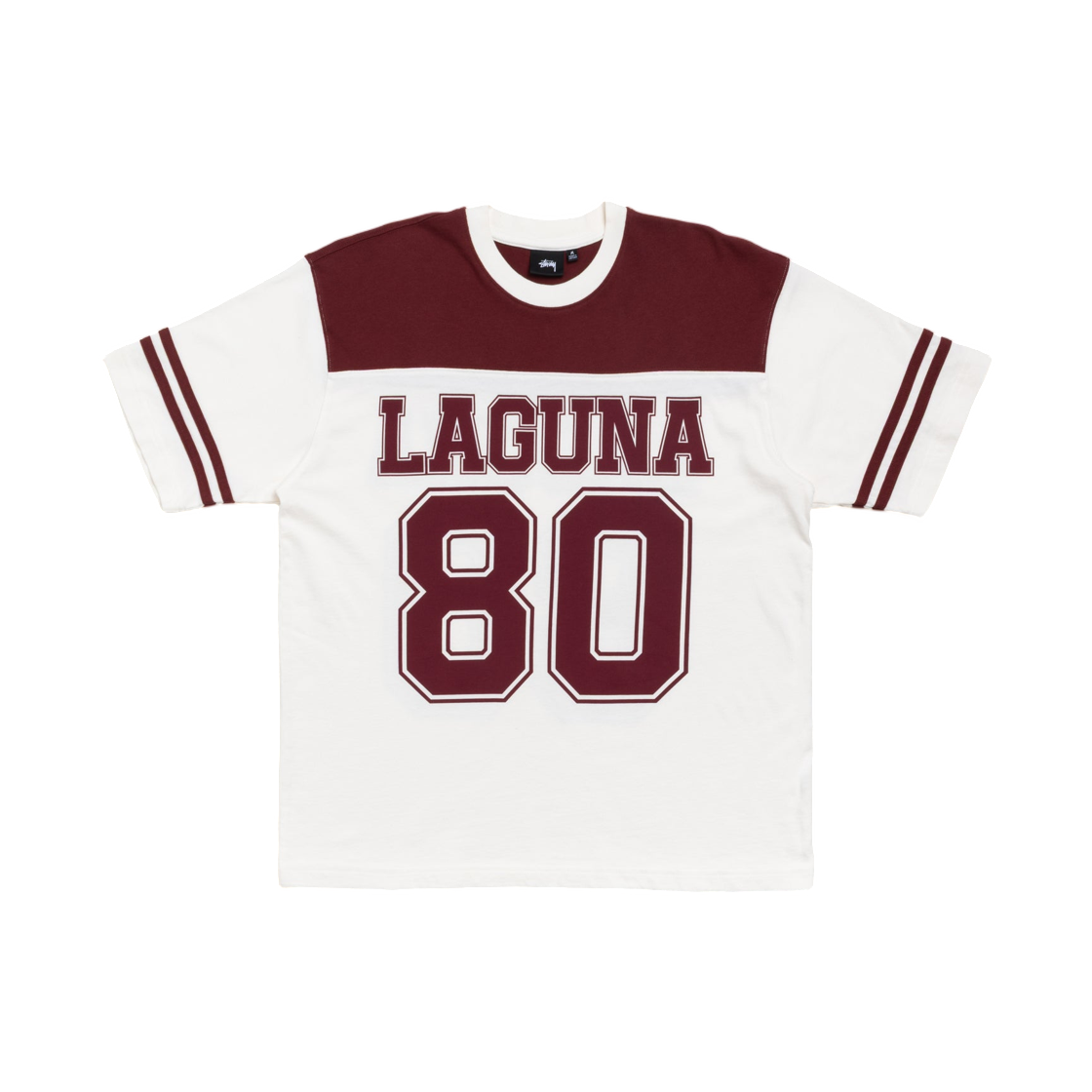 1140389 Stussy Laguna 80 Jersey Maroon
