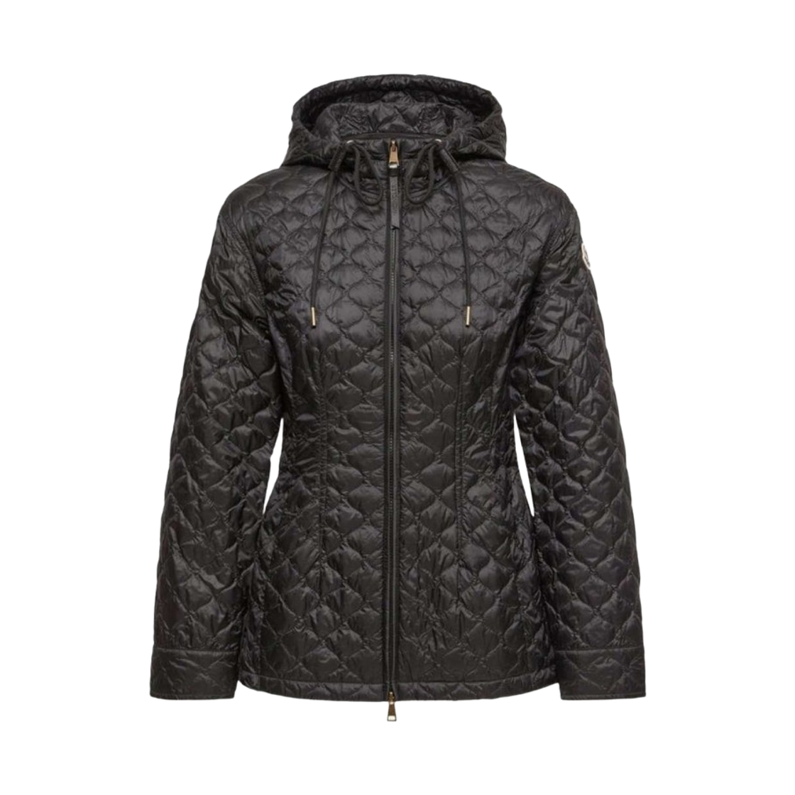 L1-093-1A00125-597YF-999 (W) Moncler Arum Hooded Mid Length Down Jacket Black - 26SS