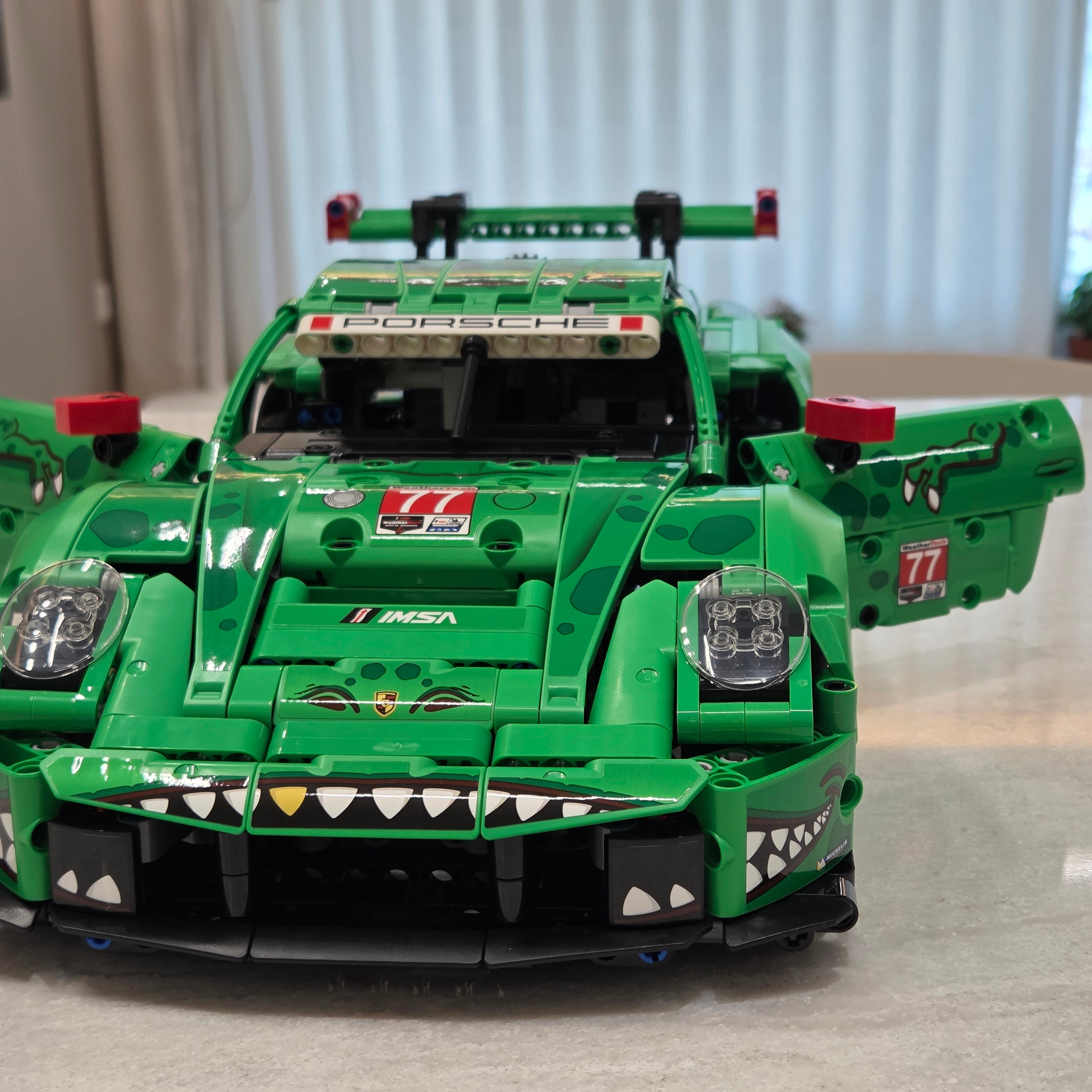 Lego Technic Porsche 911 GT3 R REXY AO Racing Car, Lego 2022 Ford GT 착용 스타일 - 2