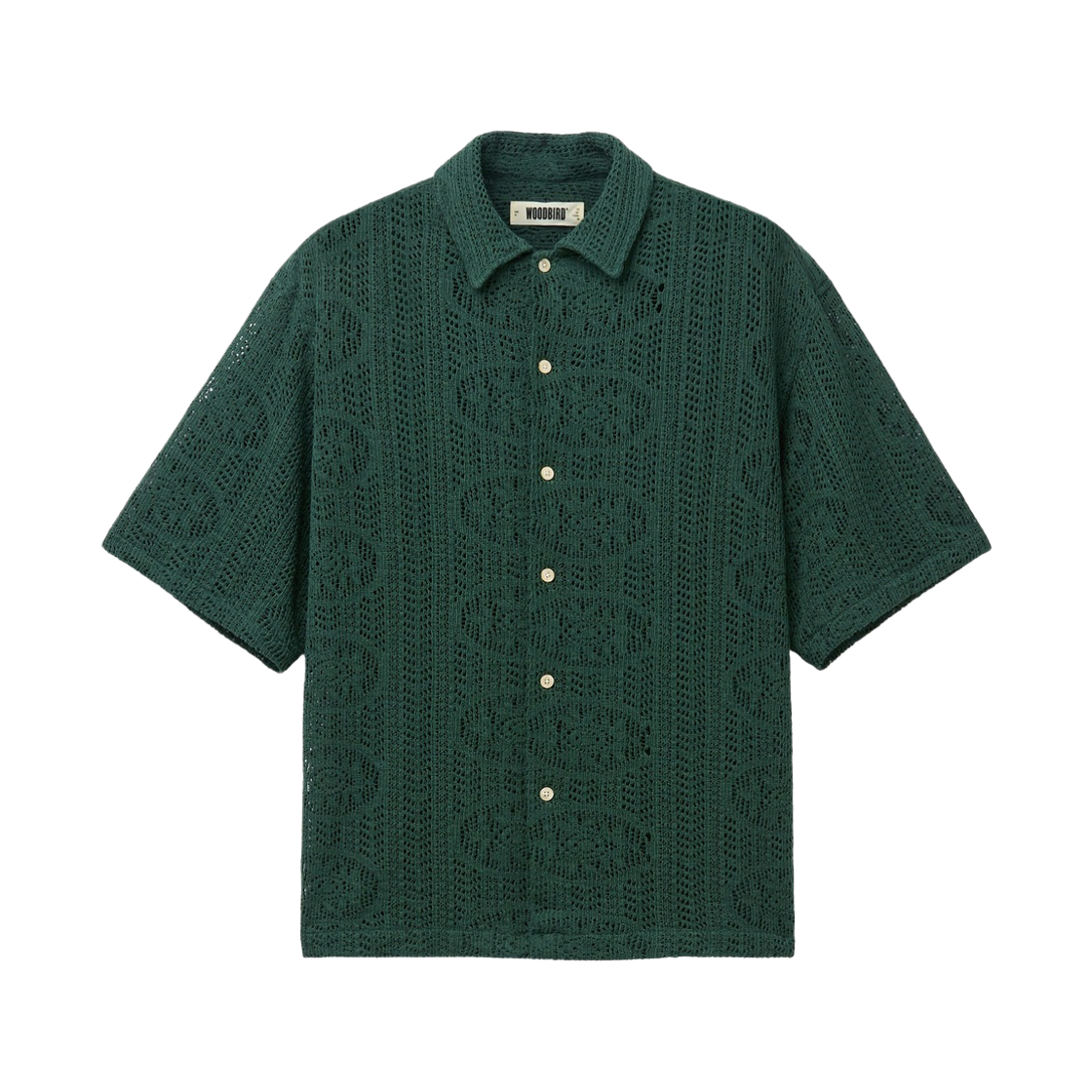 시리즈 우드버드 와방 니트 셔츠 그린(Series Woodbird Wbwang Knit Shirt Green)