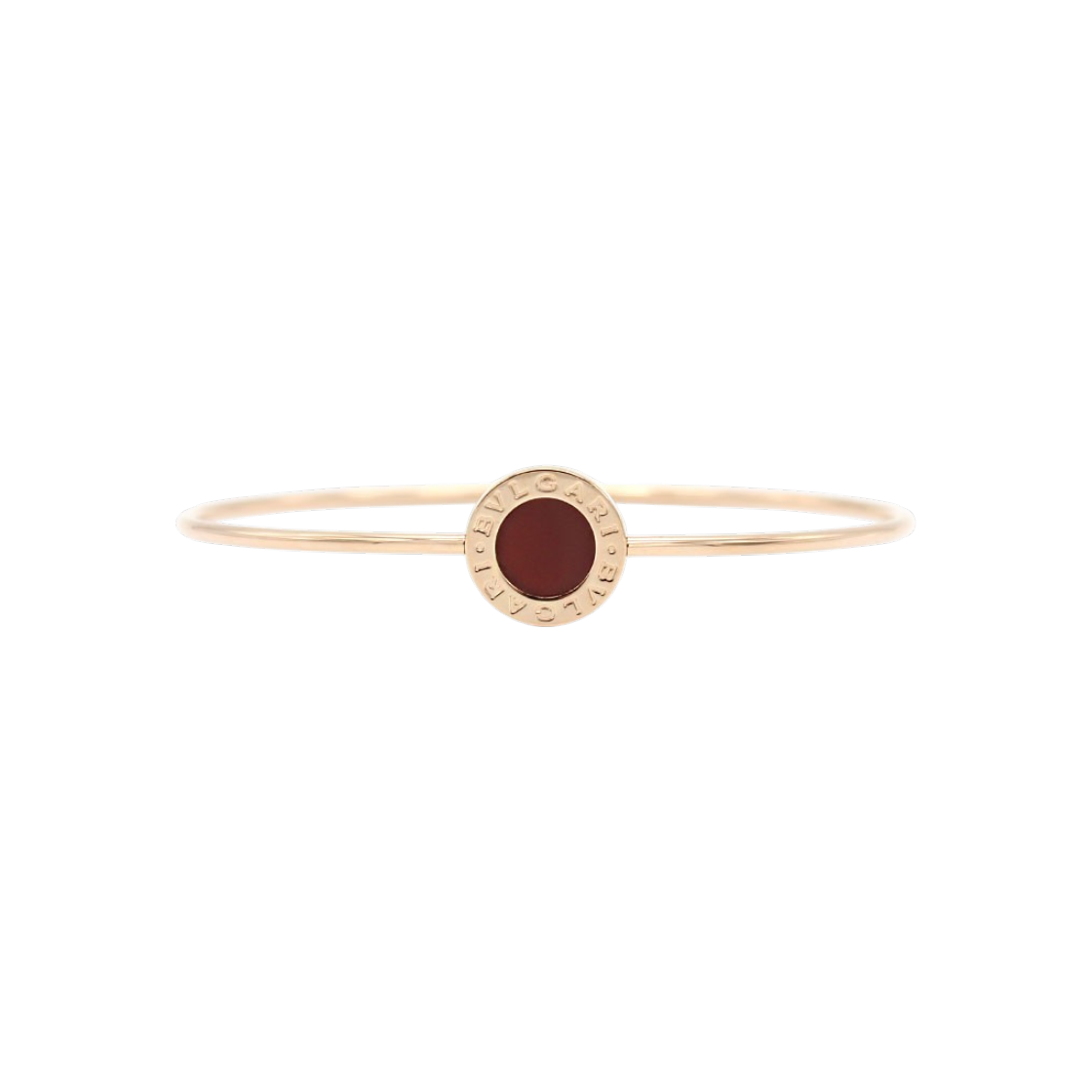 ITC2LJ48MUVM Bulgari BB 18K Rose Gold Carnelian Bracelet 356426