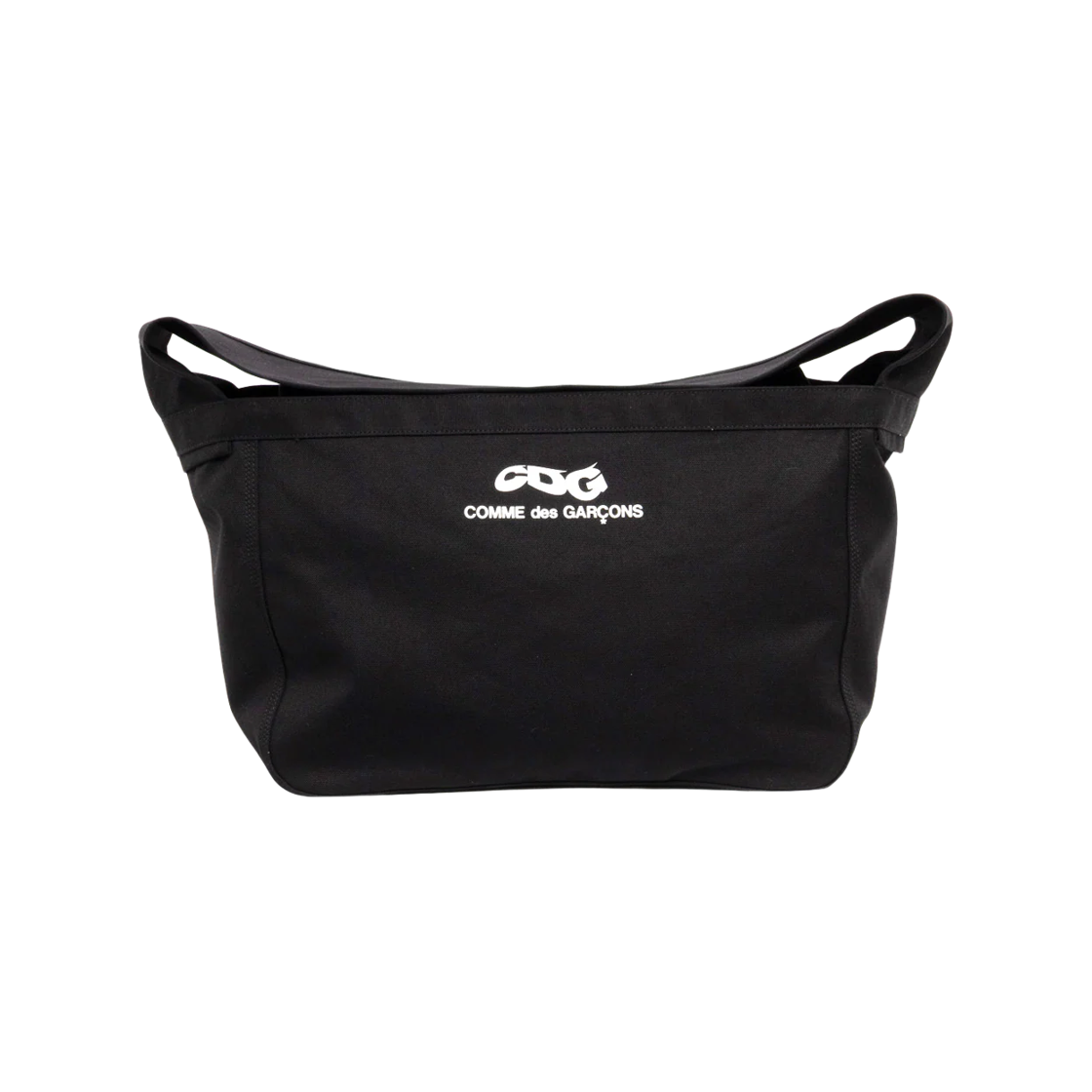 CDG 코튼 캔버스 포스트맨 백 블랙(CDG Cotton Canvas Postman Bag Black) - 4