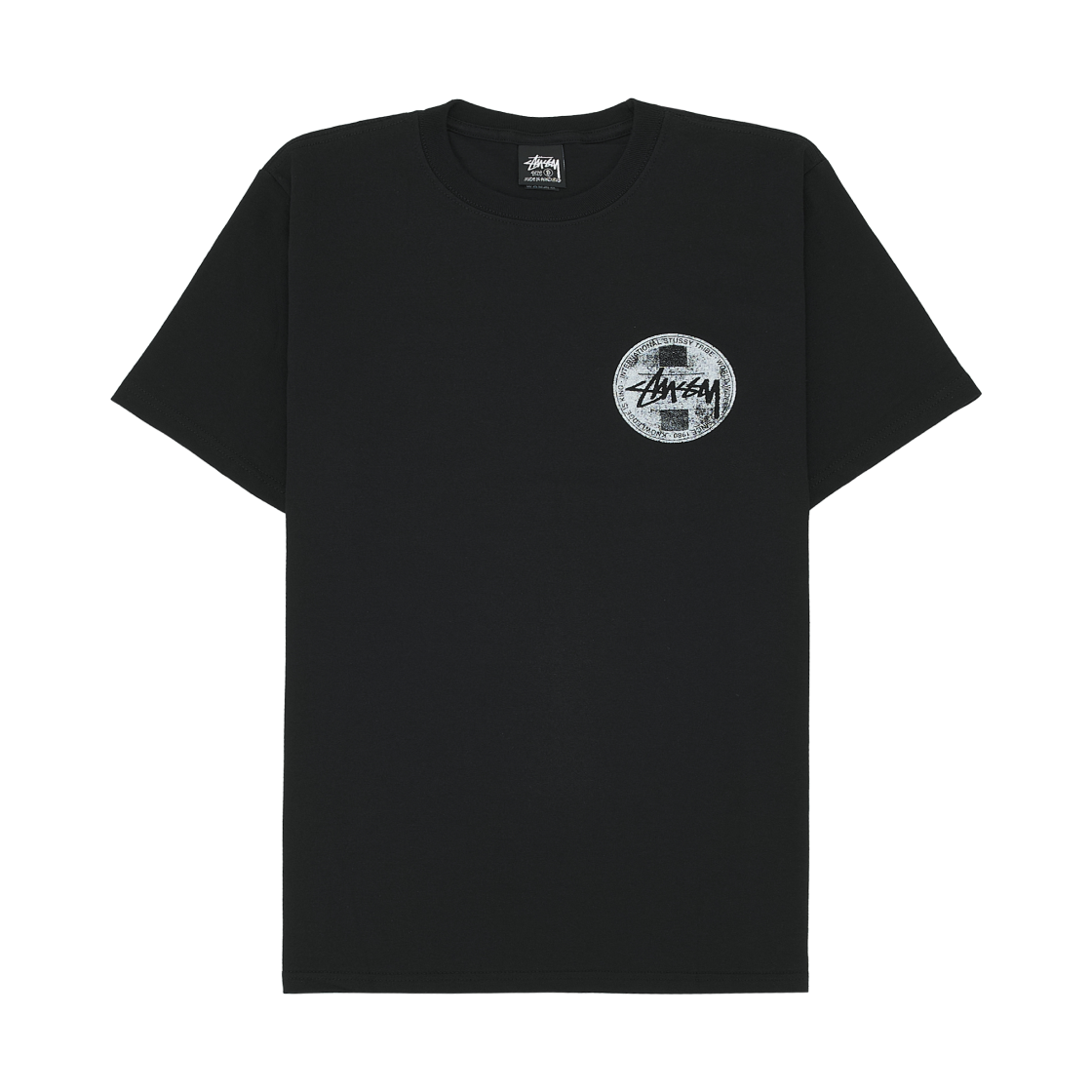 스투시 닷 스탬프 티셔츠 블랙(Stussy Dot Stamp T-Shirt Black) - 2