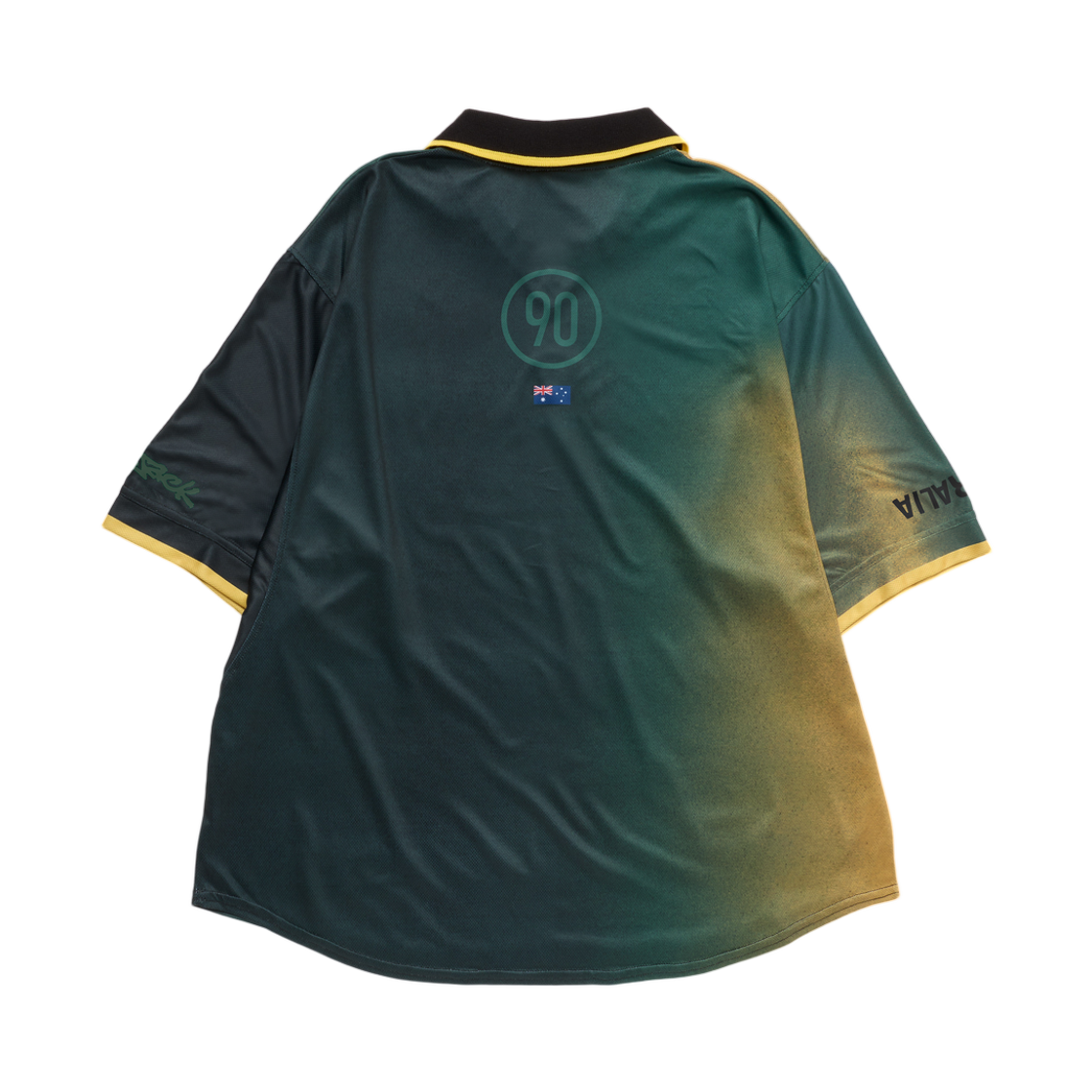 나이키 x 트래비스 스캇 캑터스 잭 오스트레일리아 토탈 90 레트로 저지 그린 옐로우(Nike x Travis Scott Cactus Jack Australia Total 90 Retro Jersey Green Yellow) - 2