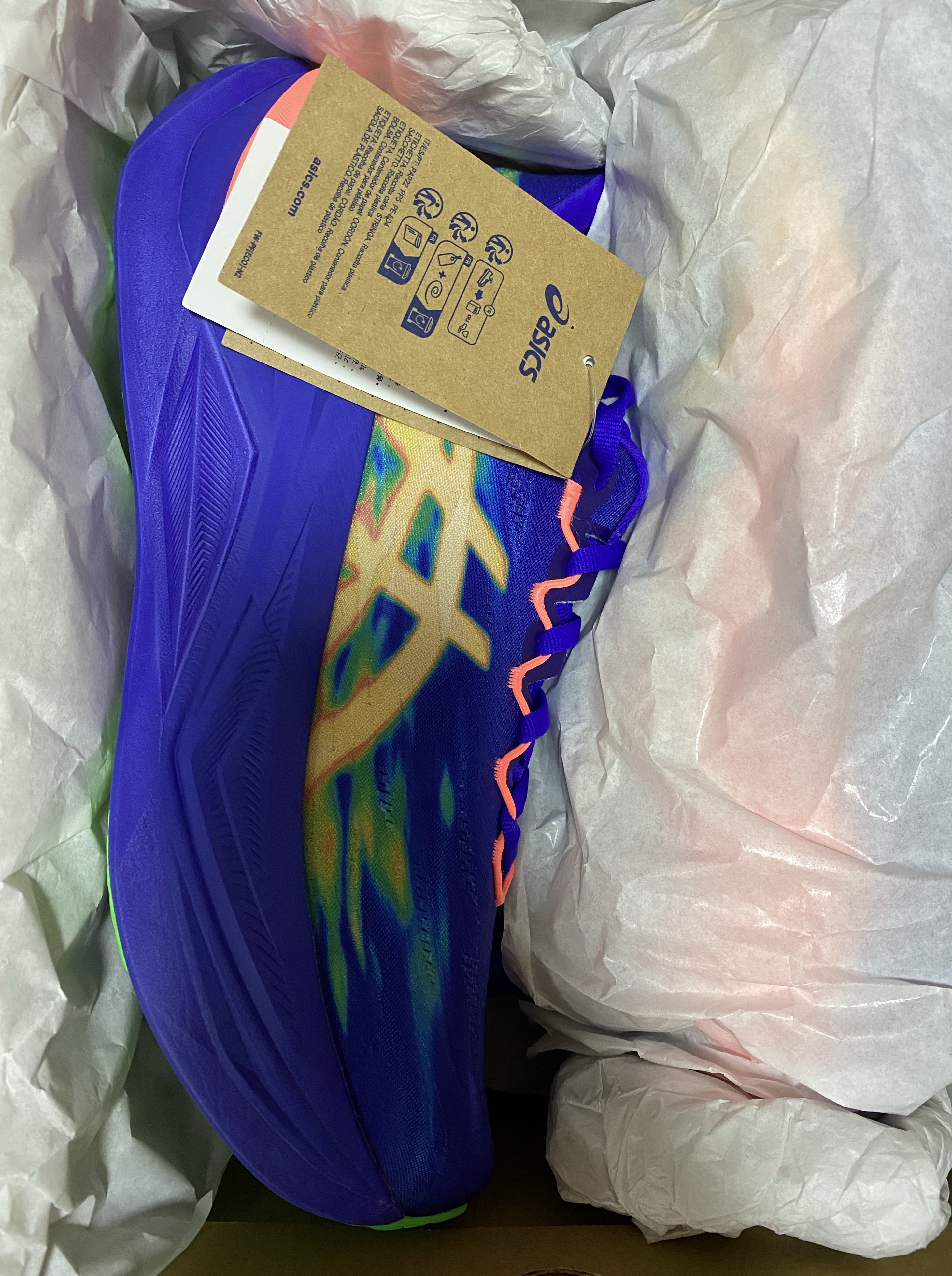 Asics Superblast 3 Cobalt Burst Light Orange 착용 스타일