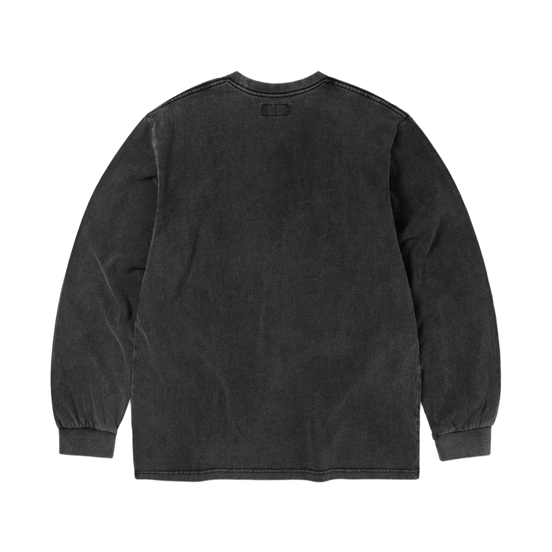 디스이즈네버댓 x 피자 슬라이스 로고 롱슬리브 티셔츠 워시드 블랙(thisisneverthat x Pizza Slice Logo L/S T-Shirt Washed Black) - 2