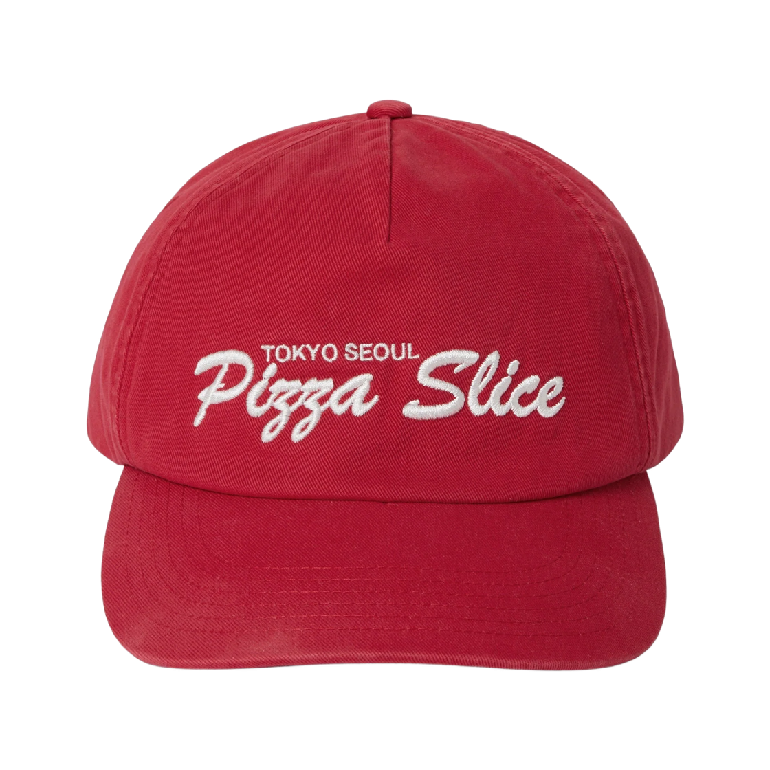 디스이즈네버댓 x 피자 슬라이스 스크립트 로고 캡 레드(Thisisneverthat x Pizza Slice Script Logo Cap Red) - 2