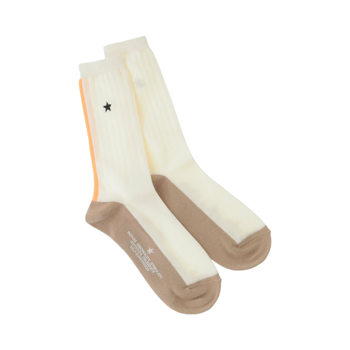 컨버스 도쿄 스타 네온 라인 삭스 오프 화이트(Converse Tokyo Star Neon Line Socks Off White)