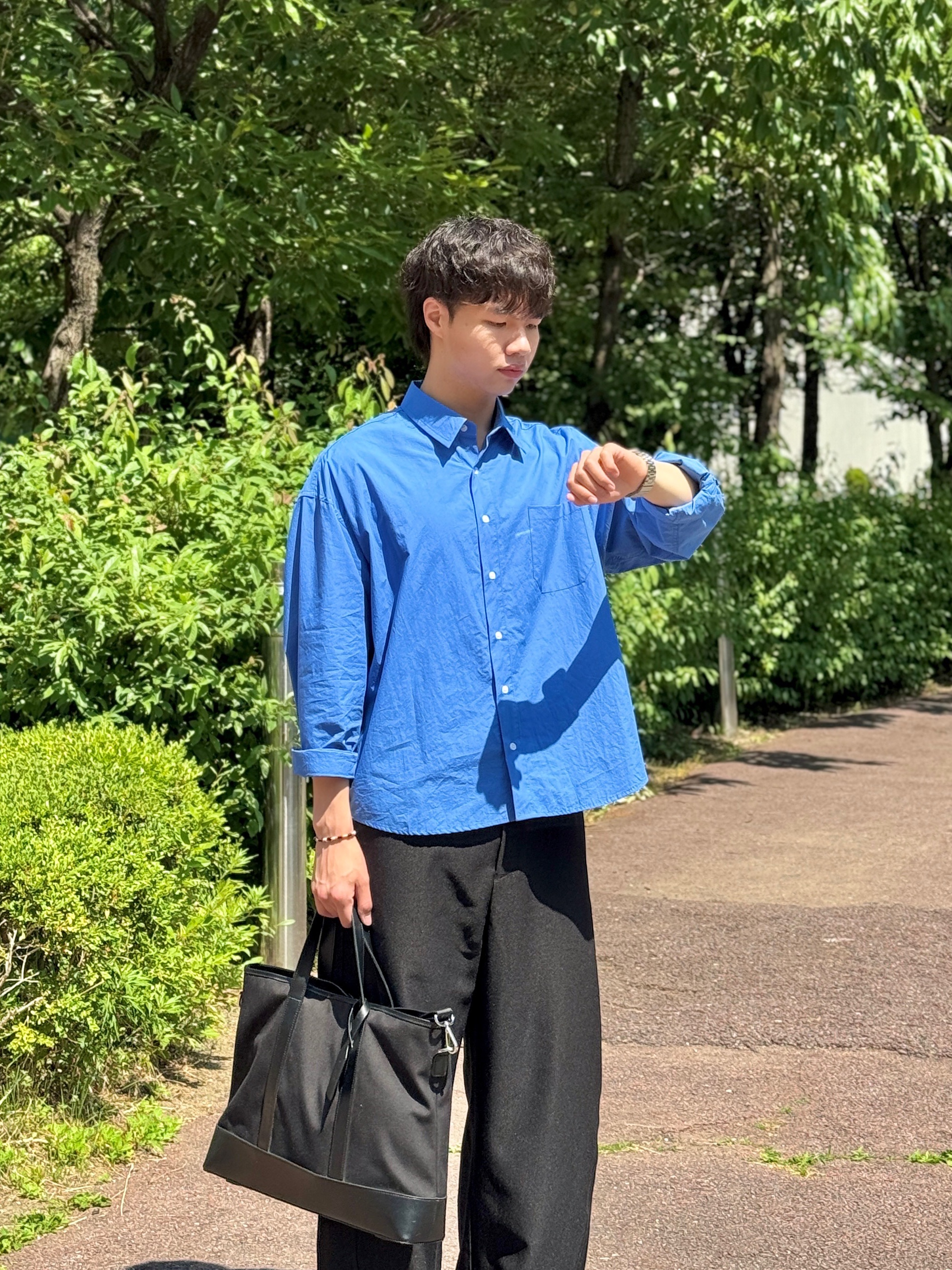 Dr. Martens 1461 Nappa Black 착용 스타일 - 2