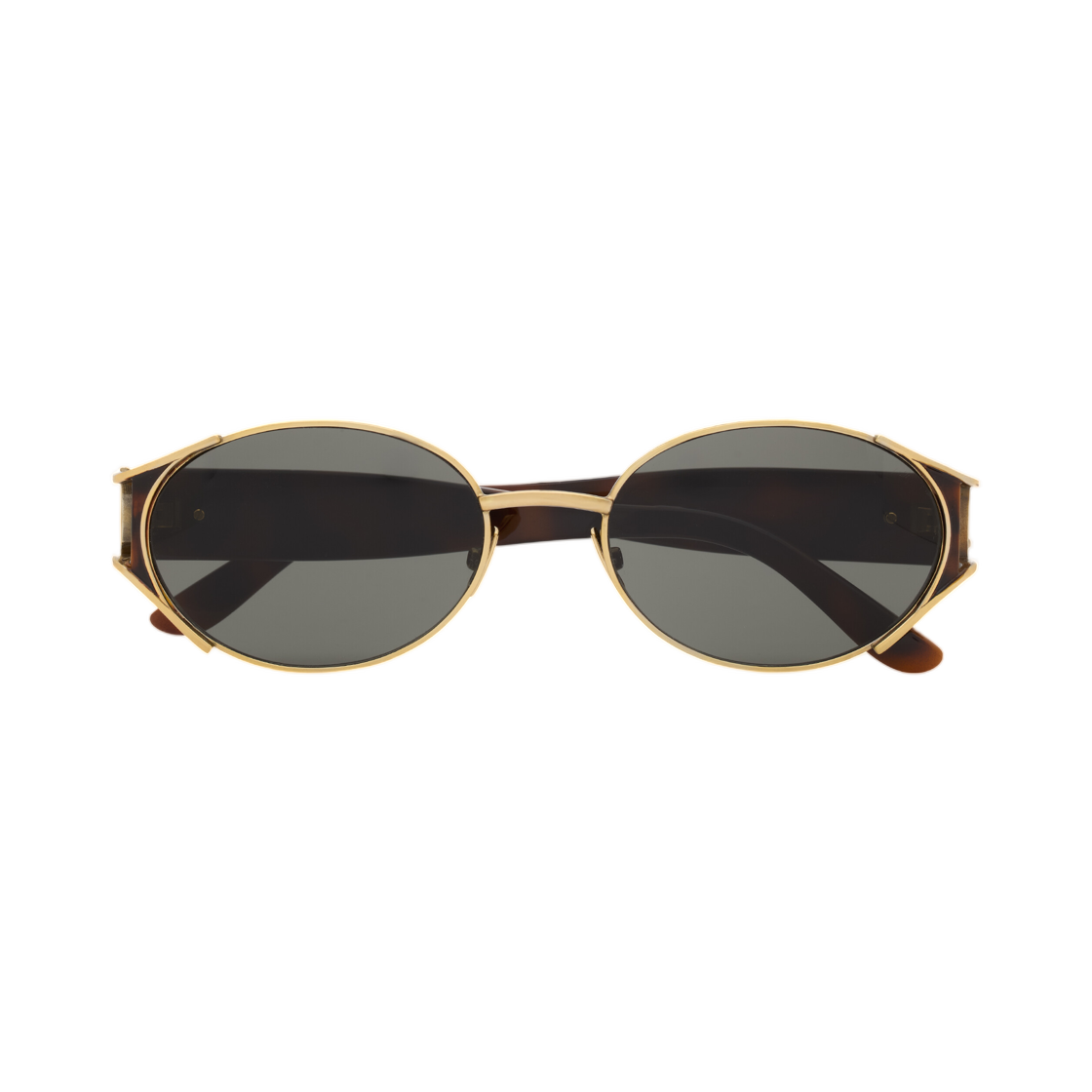 (W) 생로랑 SL M919 라이트 골드 하바나((W) Saint Laurent SL M919 Light Gold Havana) - 2