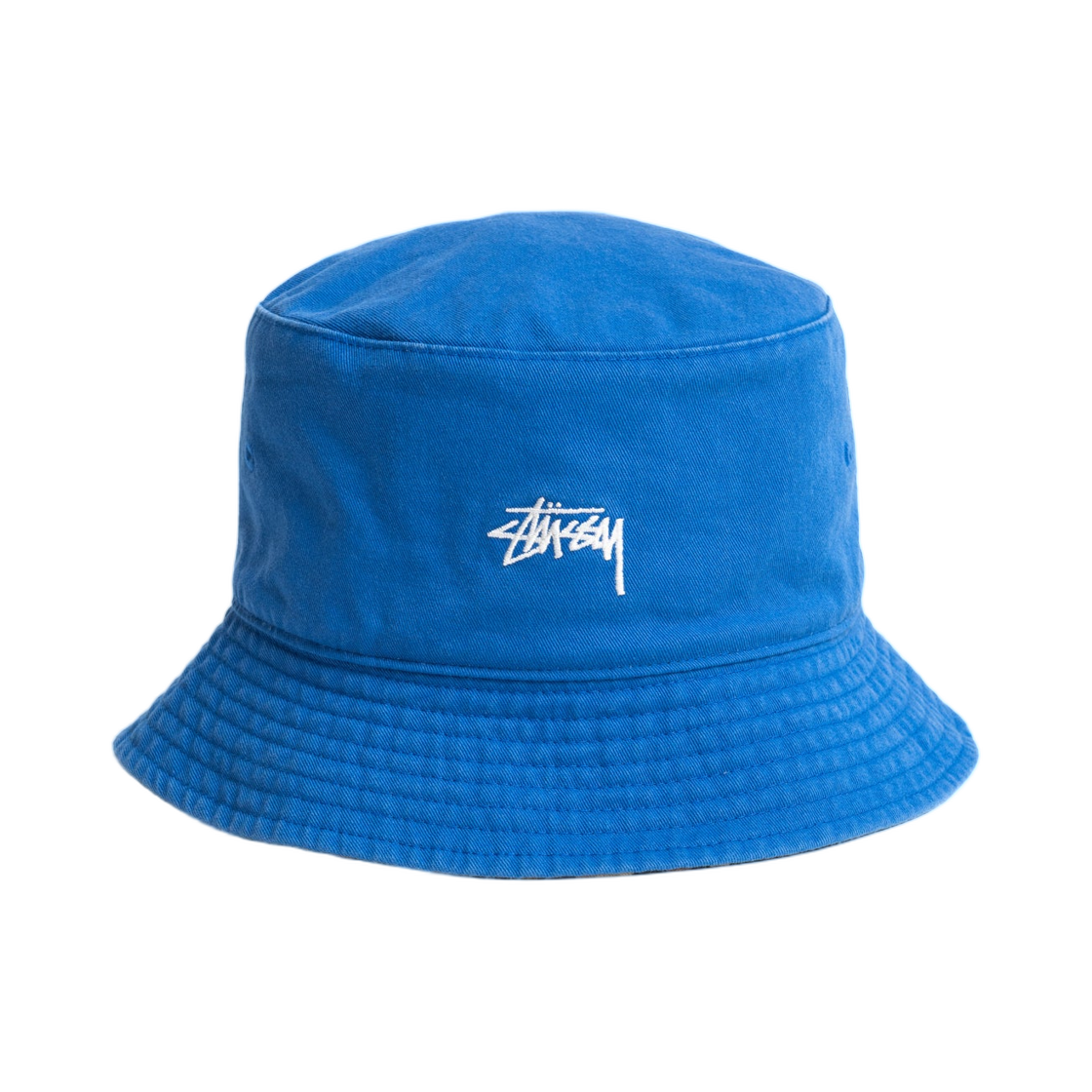 1321250 Stussy Reversible Stock Bucket Hat Royal Leopard