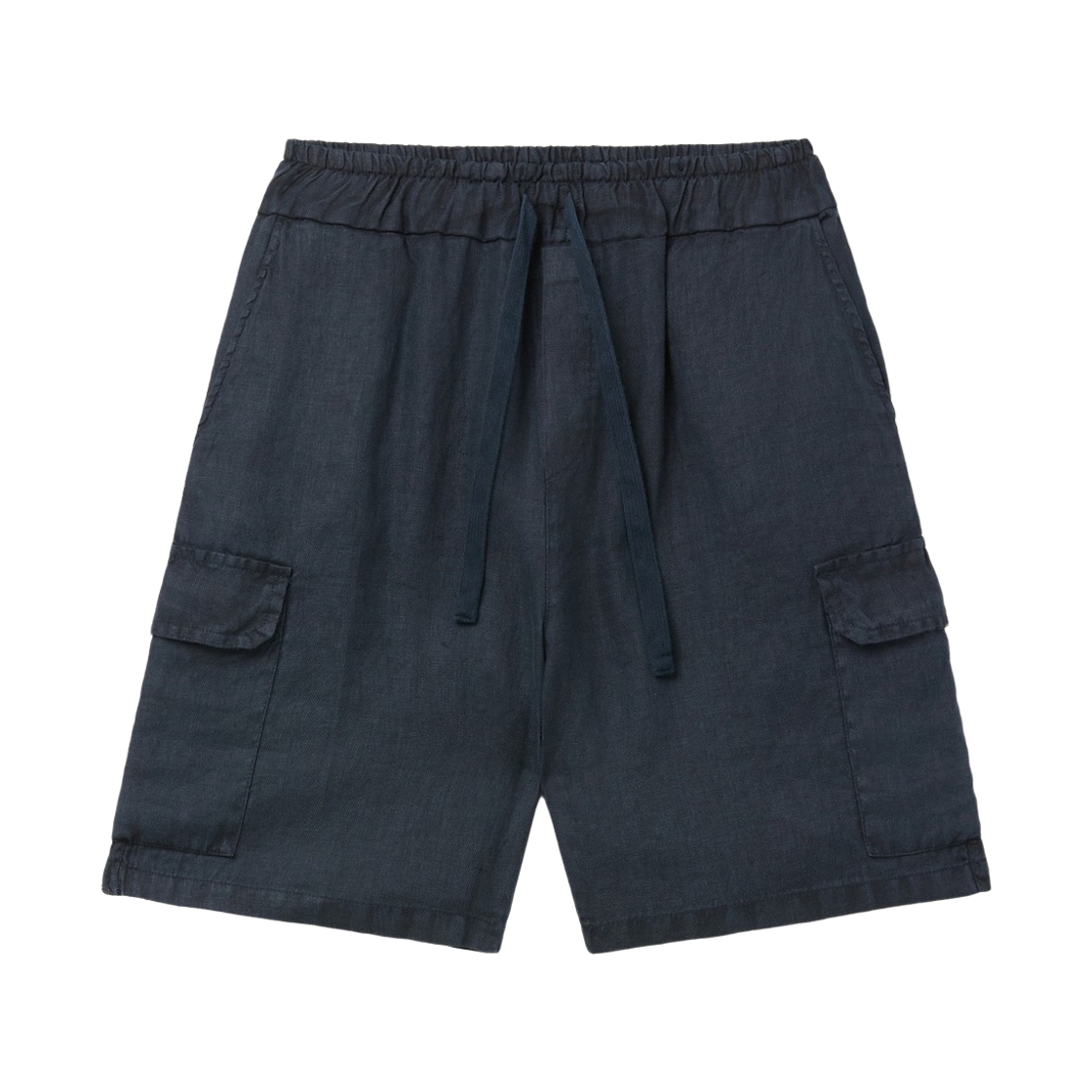SOPOM26101BUD Series Crossley Linen Shorts Dark Blue