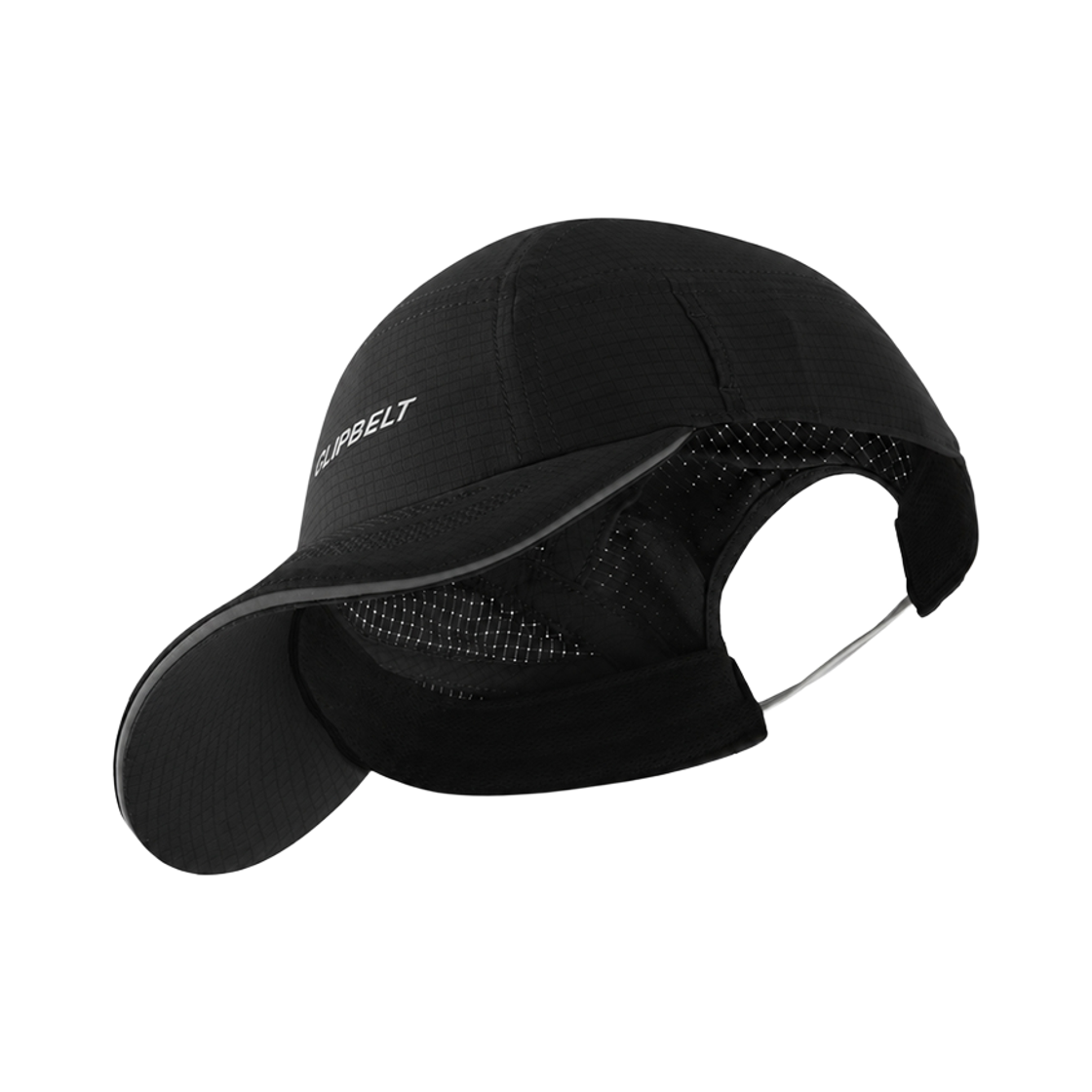 플립벨트 레이스 캡 스포츠 러닝모자 블랙(FlipBelt Race Cap Black) - 6