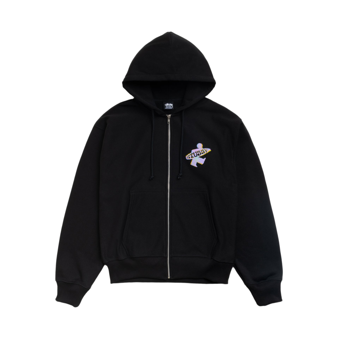 스투시 닷 서프 퍼프 프린트 집 후드 네이비 | Stussy | KREAM