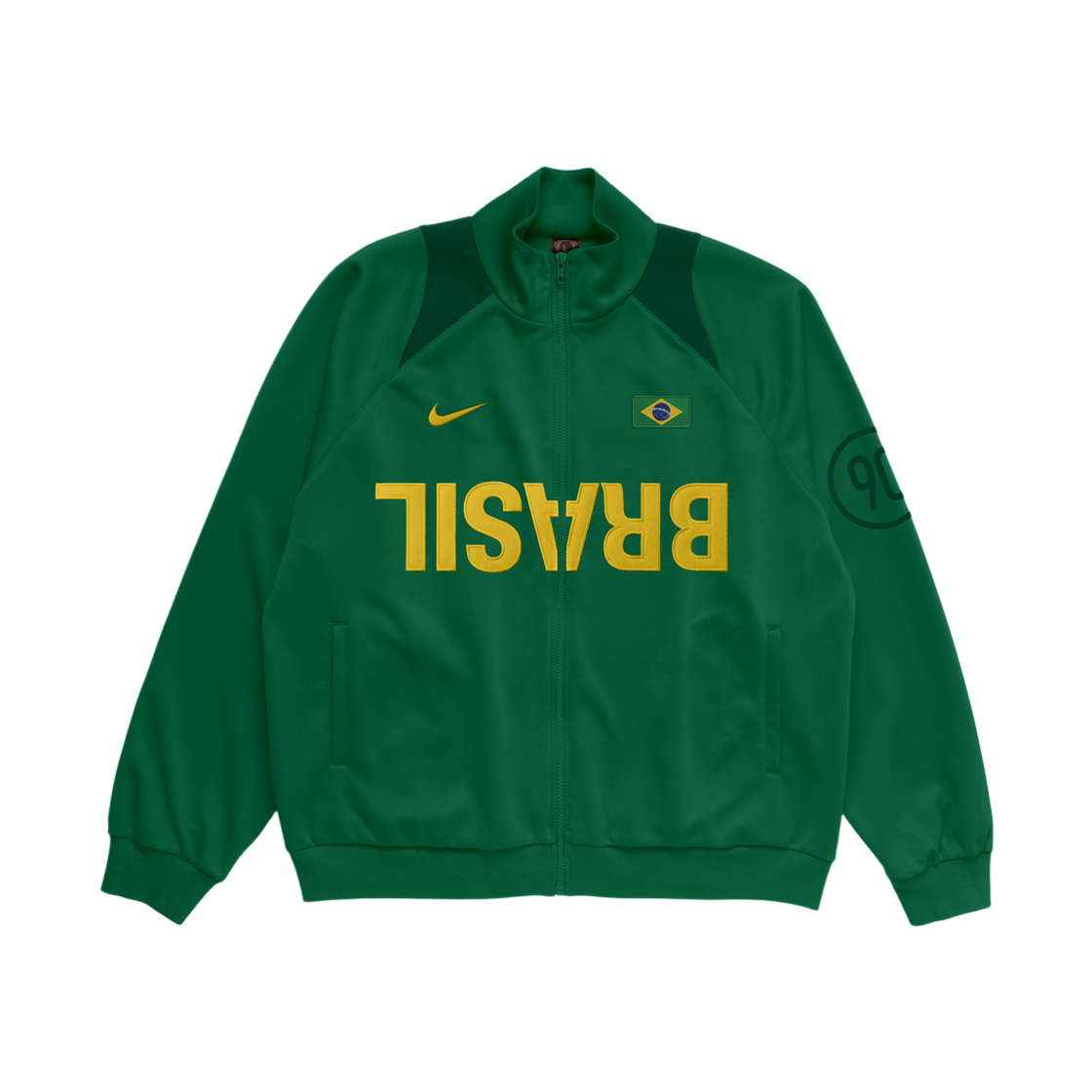나이키 x 트래비스 스캇 캑터스 잭 브라질 토탈 90 앤섬 자켓 그린(Nike x Travis Scott Cactus Jack Brasil Total 90 Anthem Jacket Green) - 1