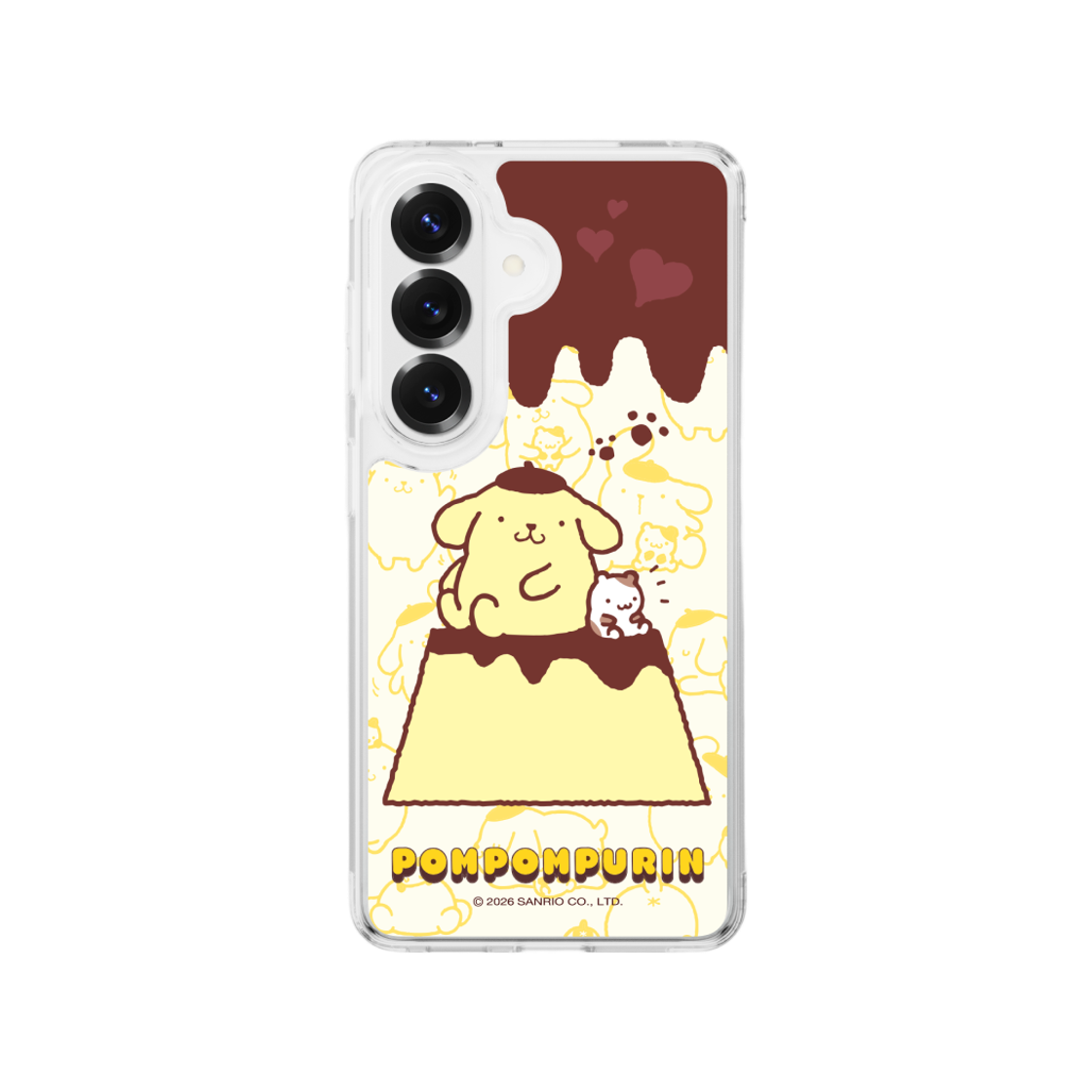 폼폼푸린 푸딩 클리어 마그넷 케이스 for Galaxy S26 Series(POMPOMPURIN Pudding Clear Magnet Case for Galaxy S26 Series) - 2