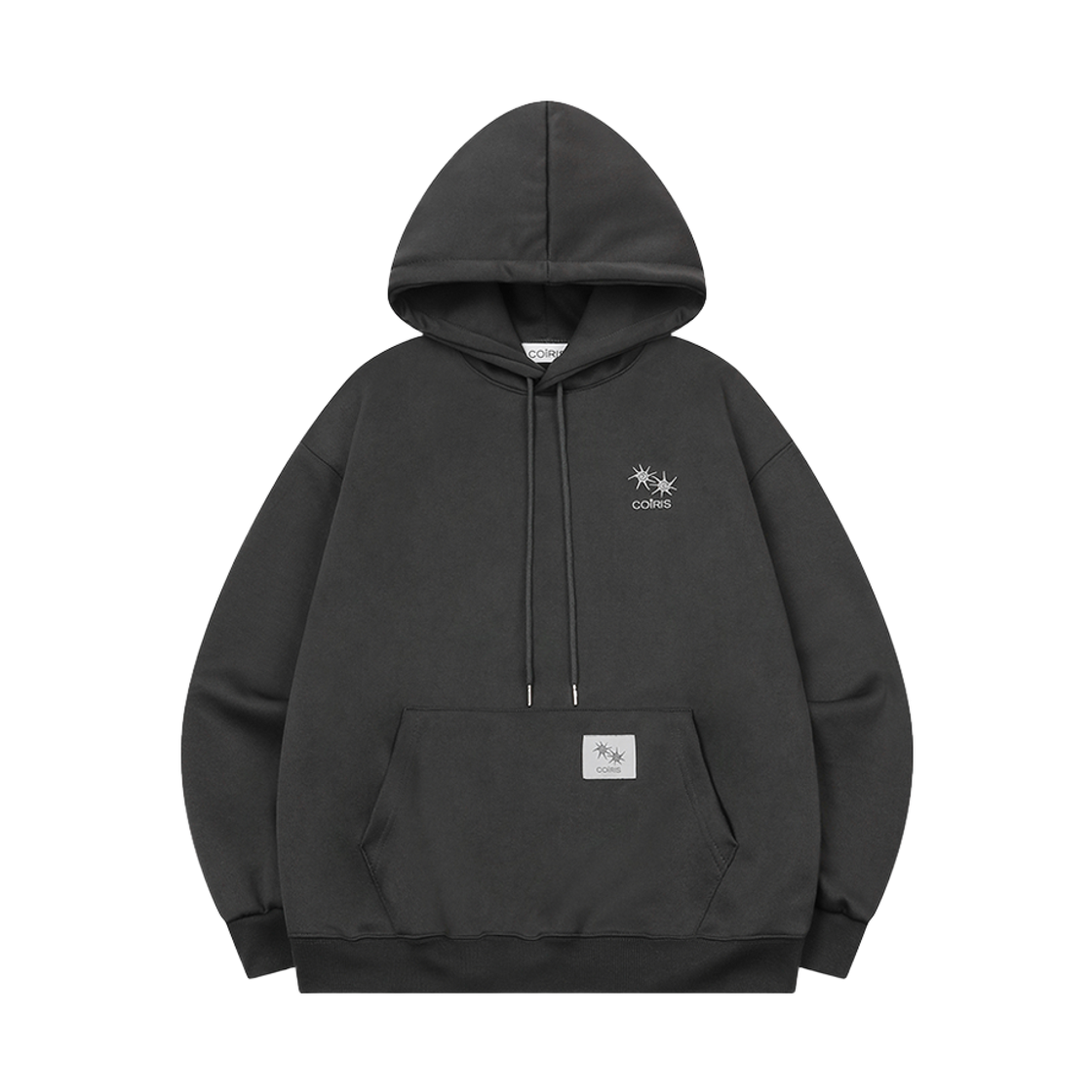 C-P00000CS Coiris Small Logo Hood T Charcoal