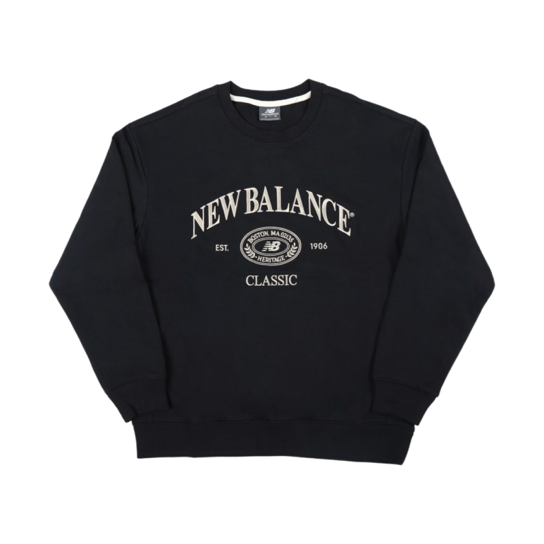 NBNCE41313-19 New Balance Heritage Sweatshirt Black