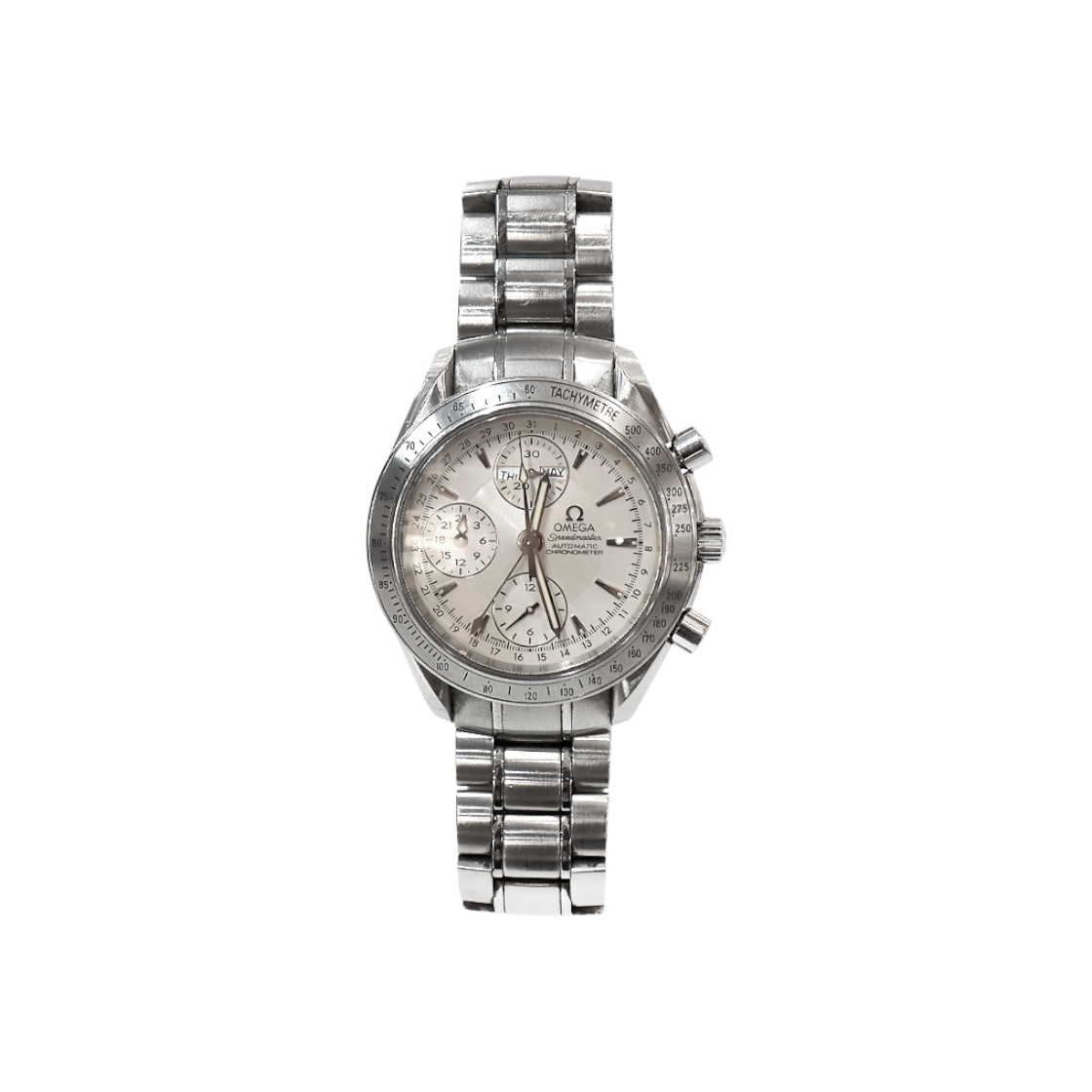 오메가 40MM 스틸 스피드마스터 크로노그래프 오토매틱 시계 C-B61781(Omega Steel Speedmaster Chronograph Automatic Watch C-B61781)