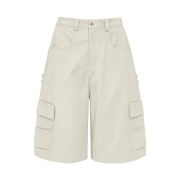 Kamien Kangaroo Bermuda Pants Light Beige
