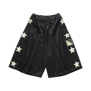 Kapital Smooth Jersey Kome Kome Track Jorts Betsy Ross Black