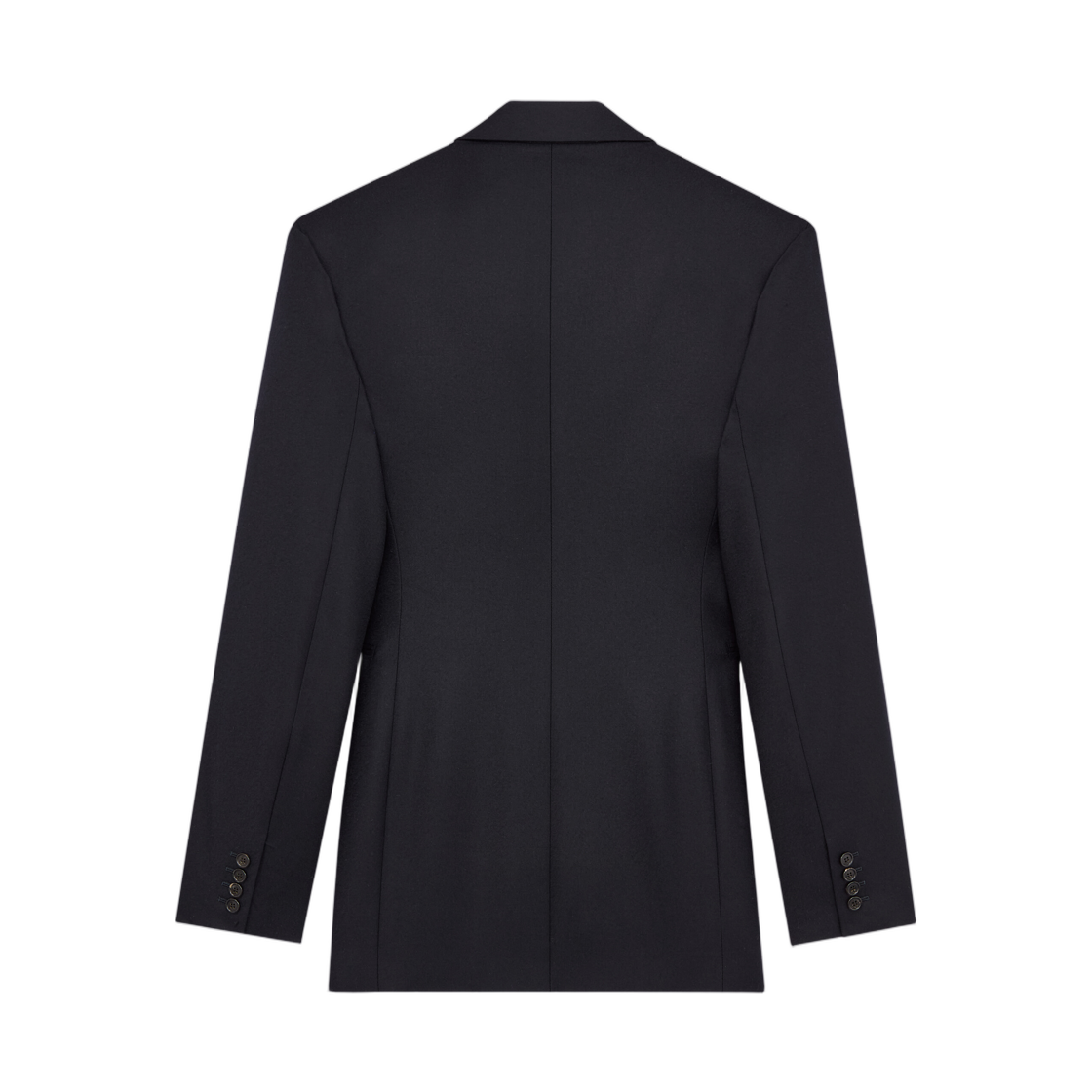 생로랑 싱글 브레스티드 자켓 브러쉬드 울 플란넬 마린(Saint Laurent Single Breasted Jacket in Brushed Wool Flannel Marine) - 2