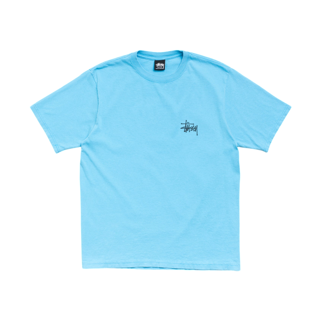 스투시 빅 도그 스톤 워시드 티셔츠 스카이 블루(Stussy Big Dog Stone Washed T-Shirt Sky Blue) - 2