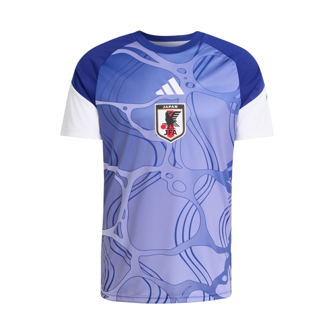 JZ9706 Adidas Soccer Japan 26 Home Pre-Match Jersey White Japan Blue - KR Sizing (Non Marking Ver.)