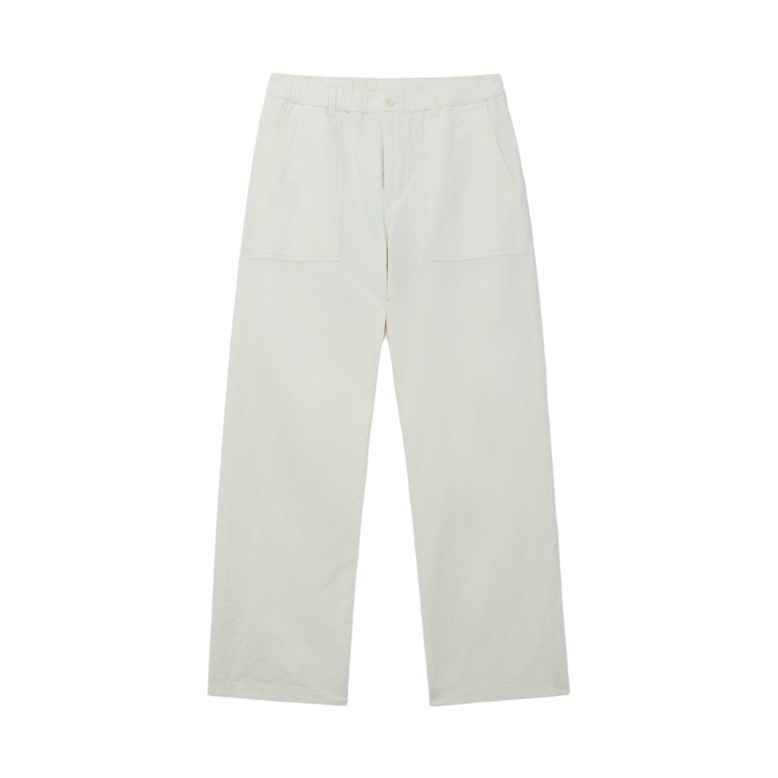 시리즈 셋업 코튼린넨 가먼트워싱 뉴타입 팬츠 아이보리(Series Set Up Cotton Linen Garment-Washed New Type Pants Ivory) - 1