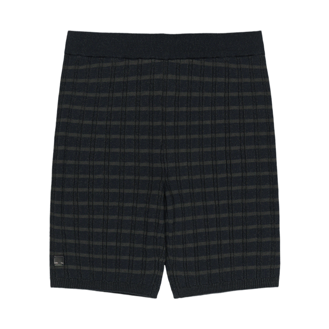 (W) 마뗑킴 스트라이프 니트 쇼츠 네이비((W) Matin Kim Stripe Knit Shorts In Navy)