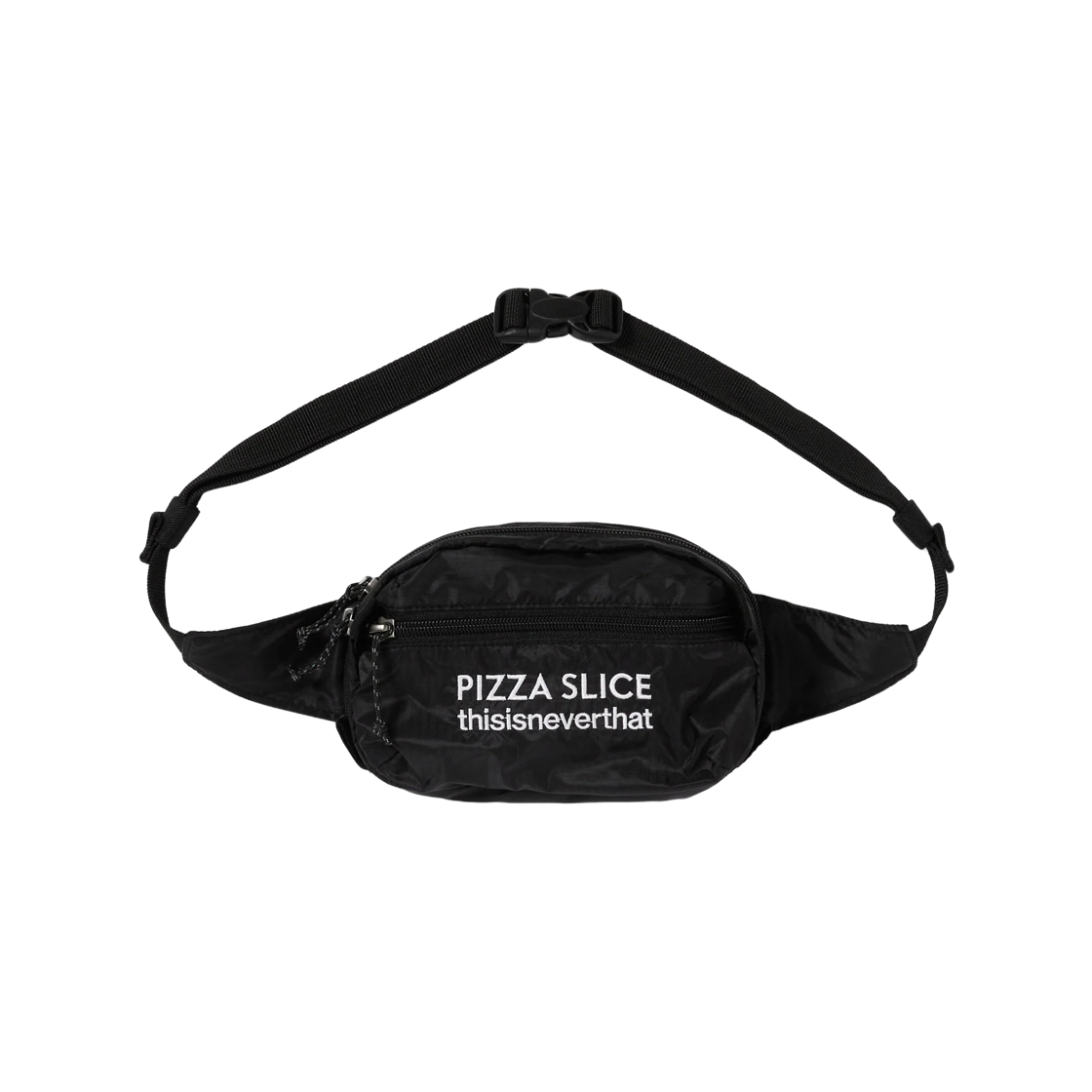 디스이즈네버댓 x 피자 슬라이스 웨이스트백 블랙(thisisneverthat x Pizza Slice Waist Bag Black)