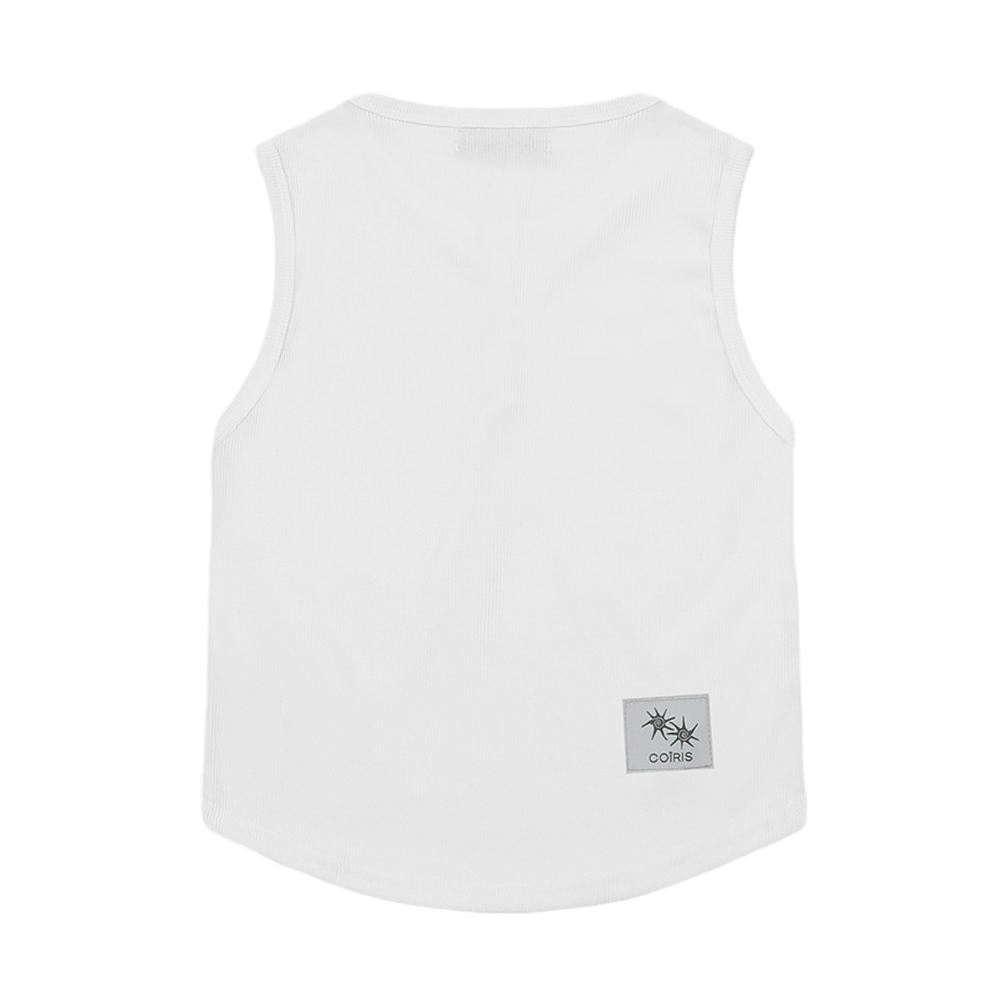코이리스 아리나 버튼 크롭 굴림 슬리브리스 화이트(Coiris Arina Button Crop Sleeveless White) - 2