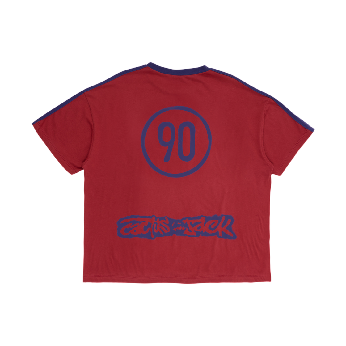 나이키 x 트래비스 스캇 캑터스 잭 대한민국 토탈 90 티셔츠 레드 블루(Nike x Travis Scott Cactus Jack Korea Total 90 T-Shirt Red Blue) - 2