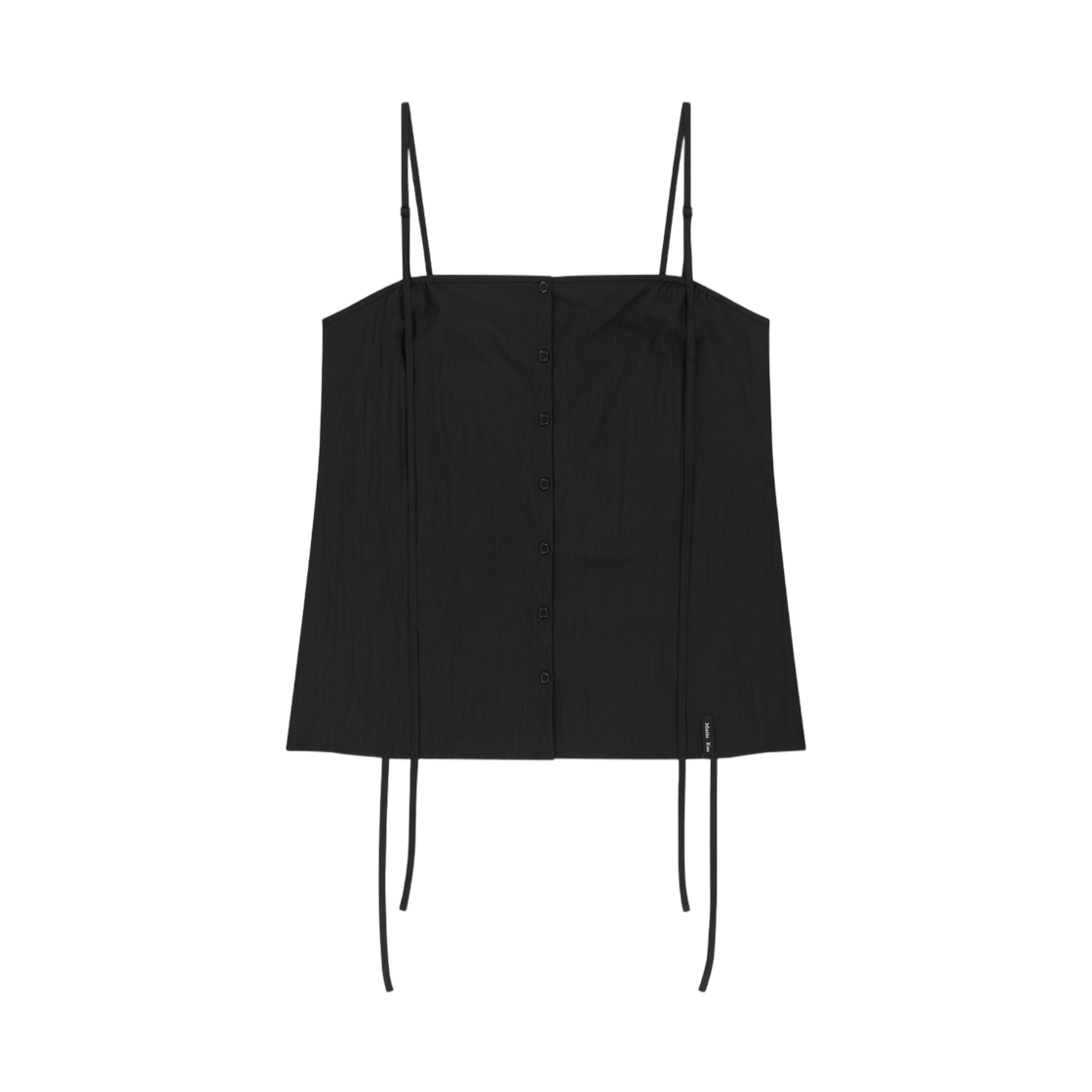 MK2634BL001MBB (W) Matin Kim Button Sleeveless Blouse In Black