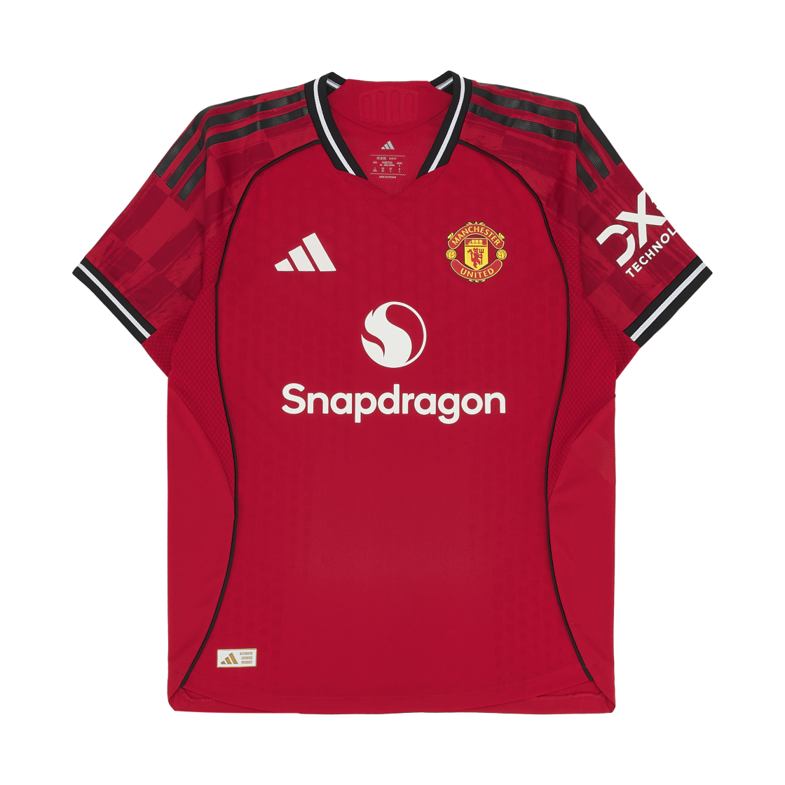 JI7429 Adidas Manchester United 2025/26 Home Authentic Jersey Mufc Red - US Sizing (Non Marking Ver.)