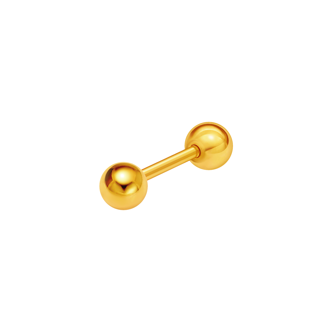 골드팡 24k 순금 골든볼 피어싱 3mm/6바(GOLDPANG 24K Gold Golden Ball Piercing 3mm / 6 Bar)