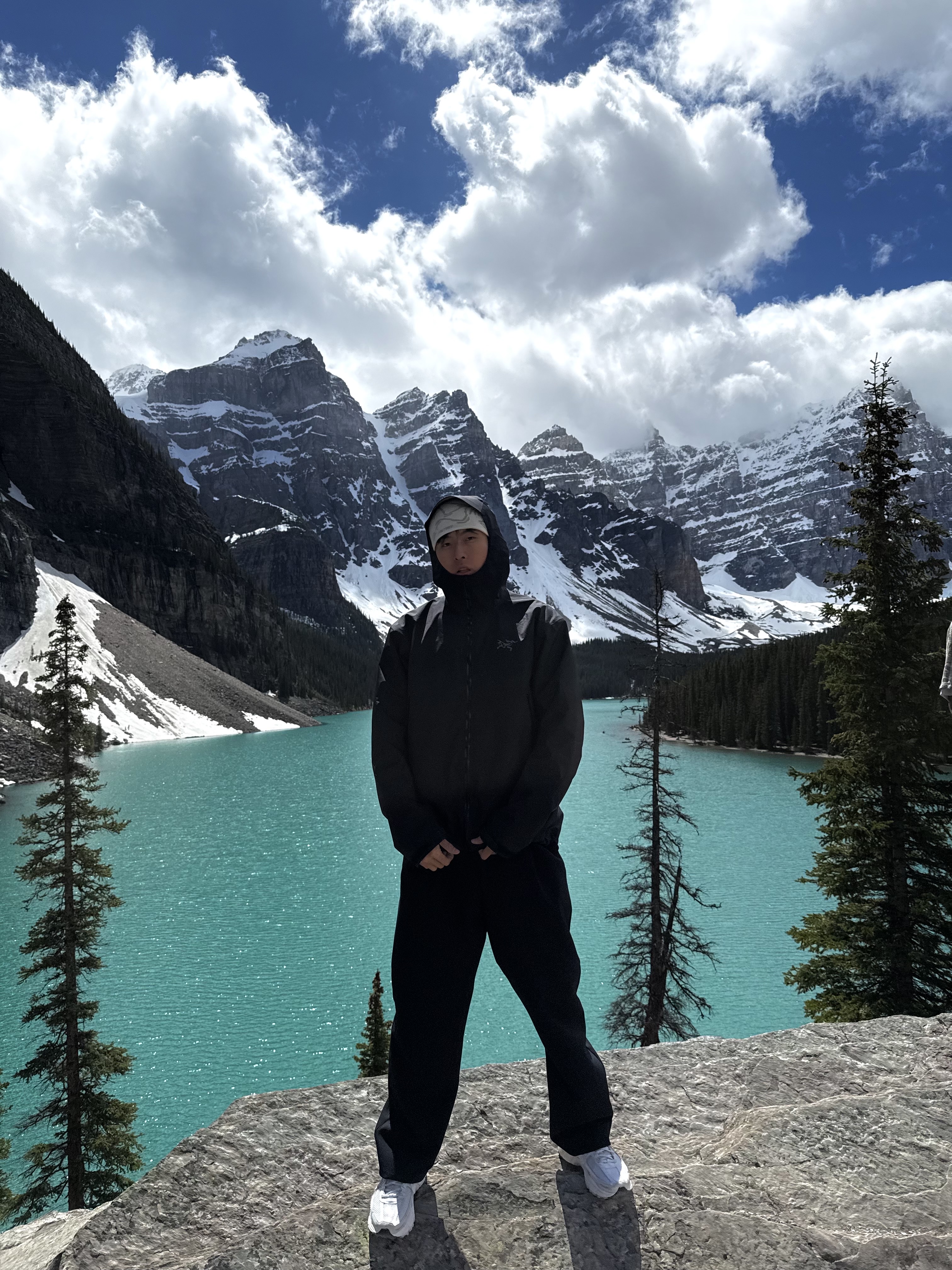 Arc'teryx Beta Jacket Black, Arc'teryx Bird Head Toque Sea Salt Habitat 착용 스타일 - 3