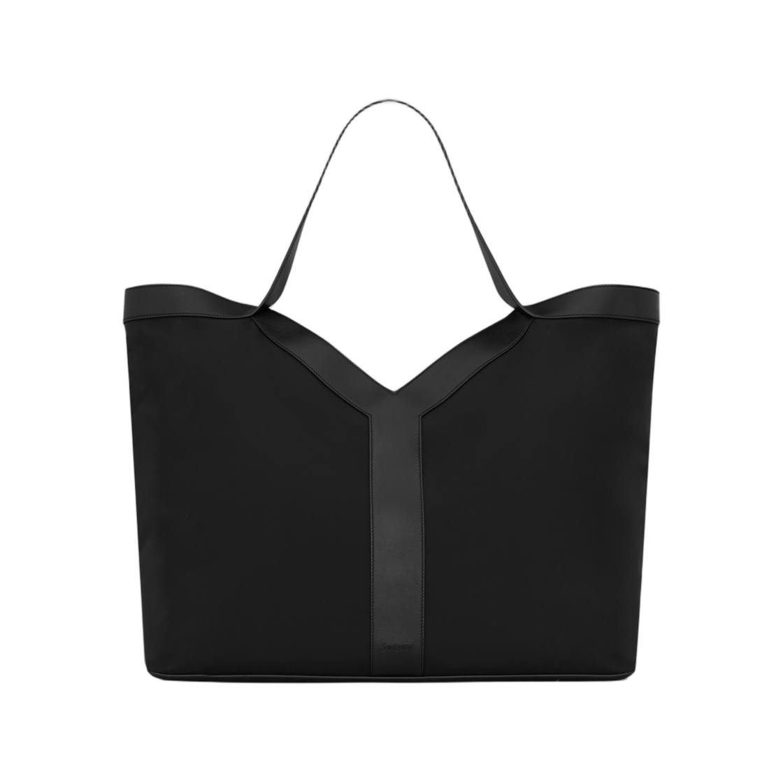 820672-FAGJQ-1000 Saint Laurent Y Large Tote in Nylon Black