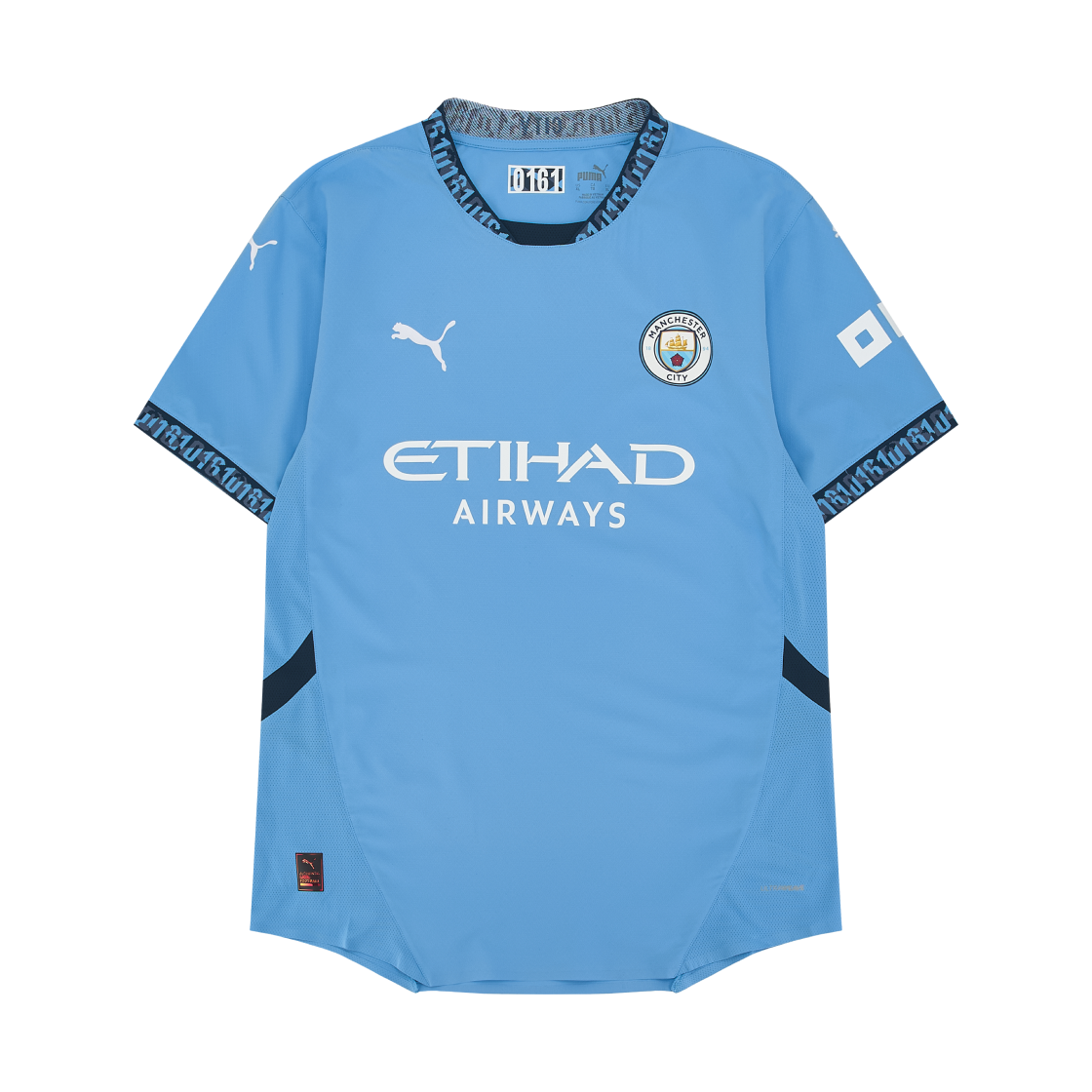 푸마 맨체스터 시티 2024/25 홈 어센틱 저지 팀 라이트 블루 (논 마킹 버전)(Puma Manchester City 2024/25 Home Authentic Jersey Team Light Blue (Non Marking Ver.))