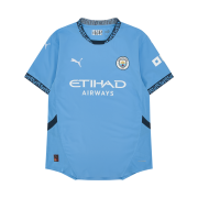 Puma Manchester City 2024/25 Home Authentic Jersey Team Light Blue (Non Marking Ver.)